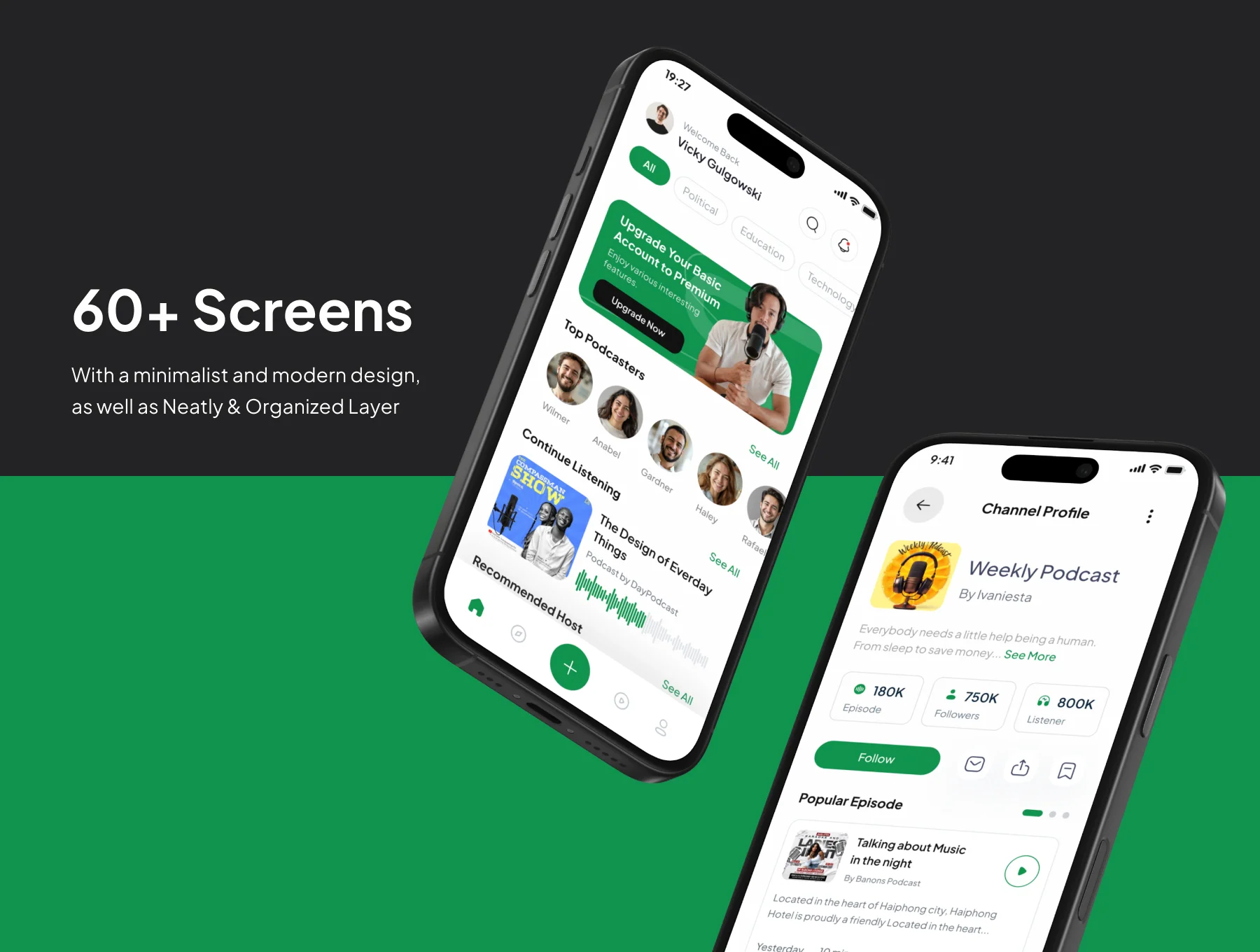 Podium - Podcast  App Ui Kits 3