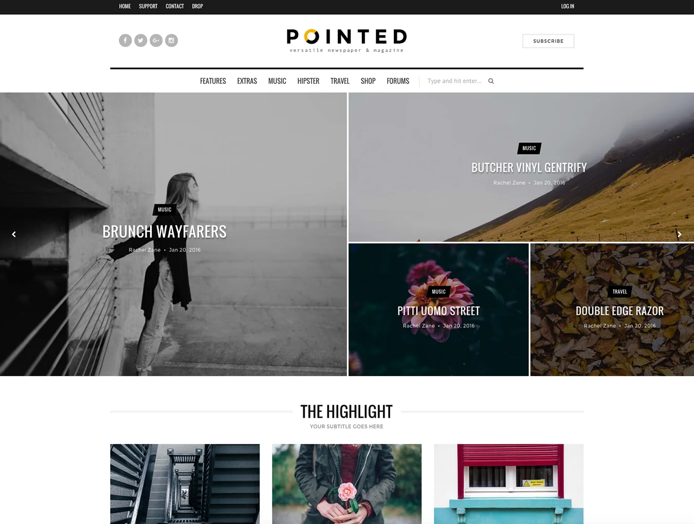 Pointed 3