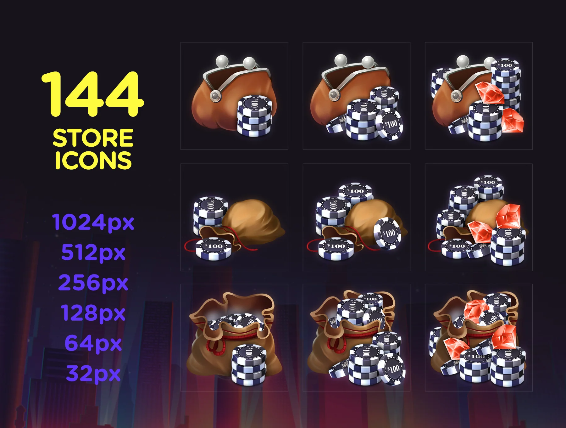Poker Chip Pack 2 2