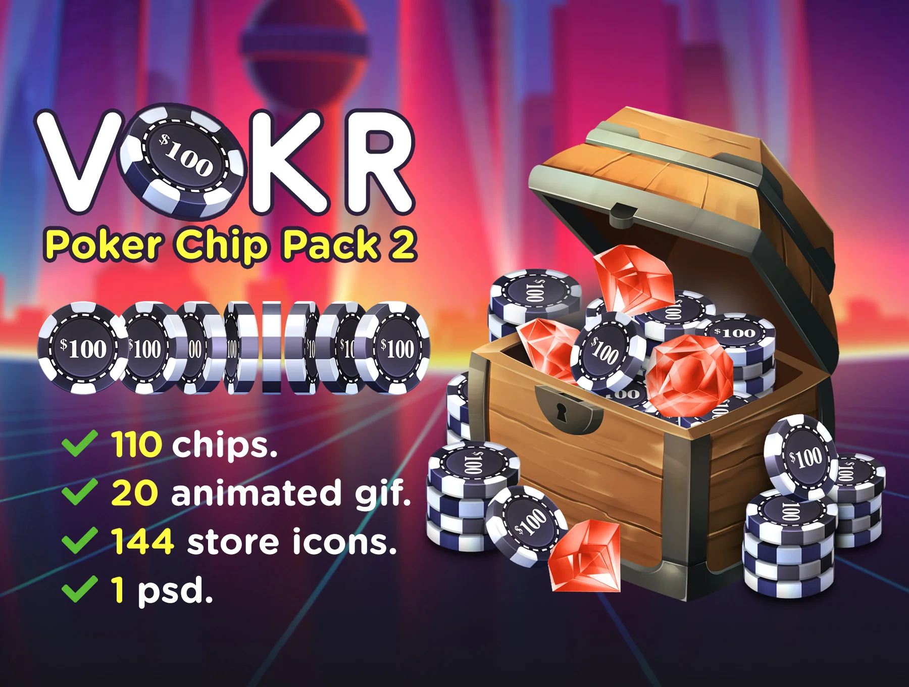 Poker Chip Pack 2 6