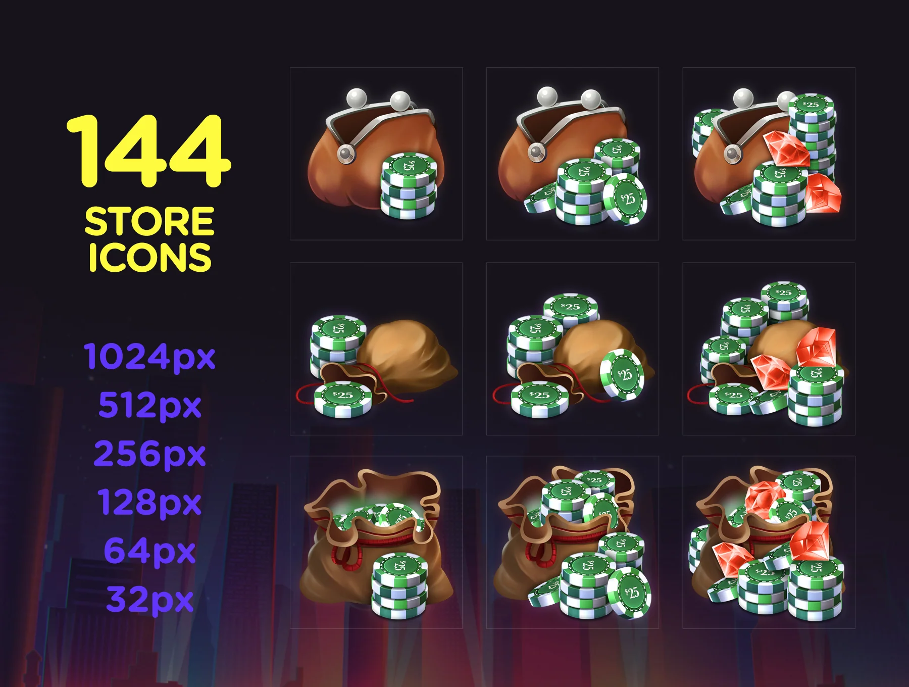 Poker Chip Pack 3 2
