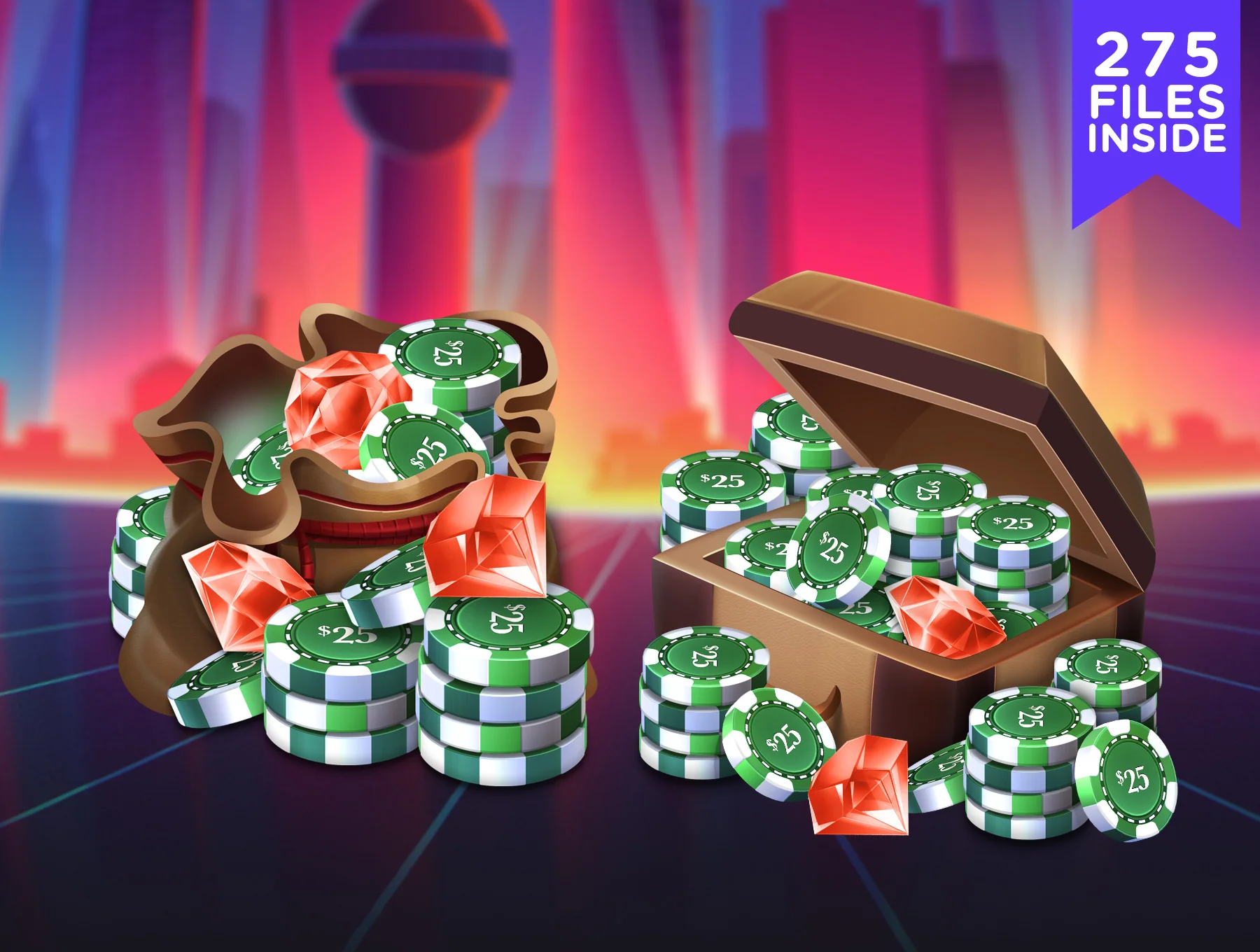 Poker Chip Pack 3 5
