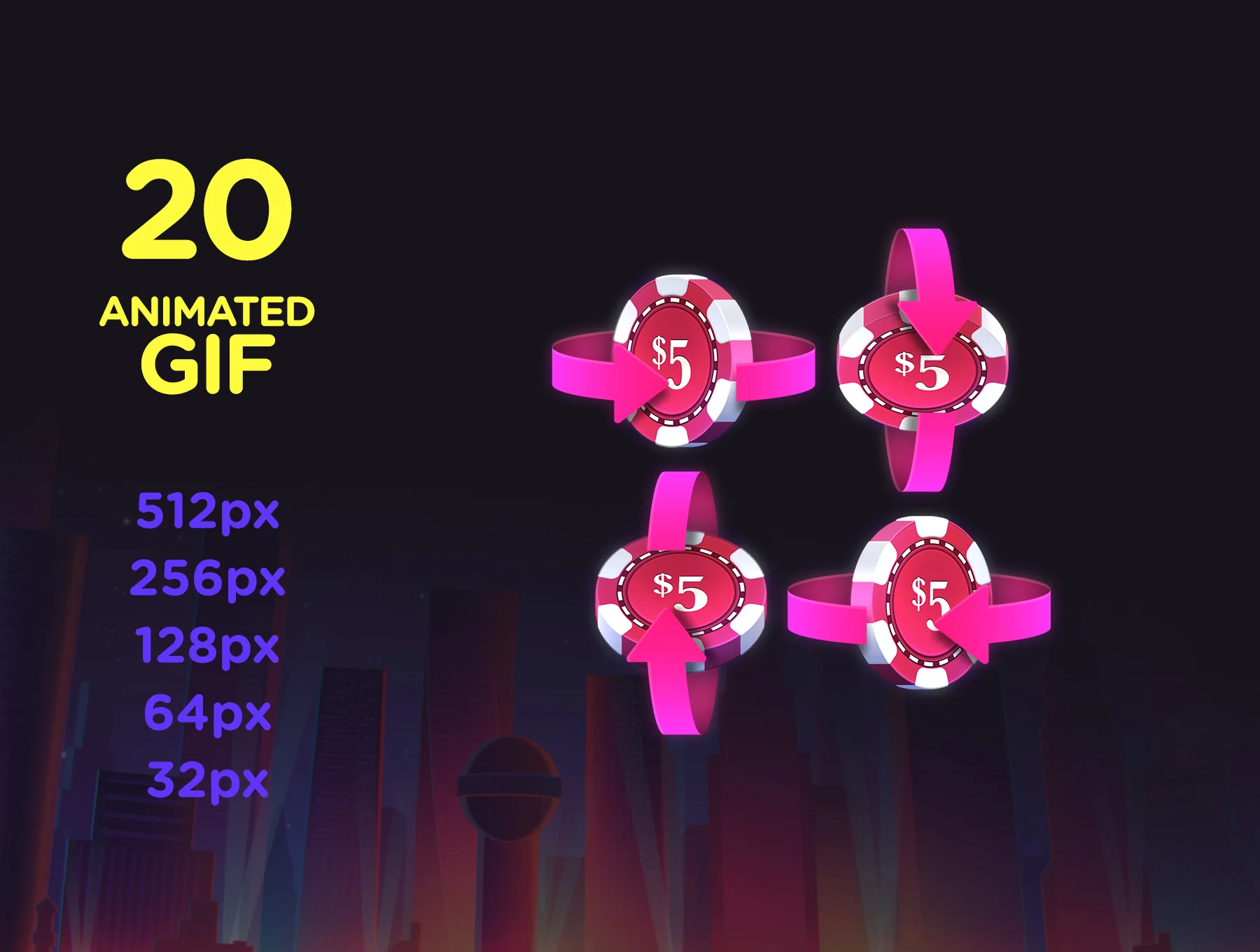 Poker Chip Pack 4 3