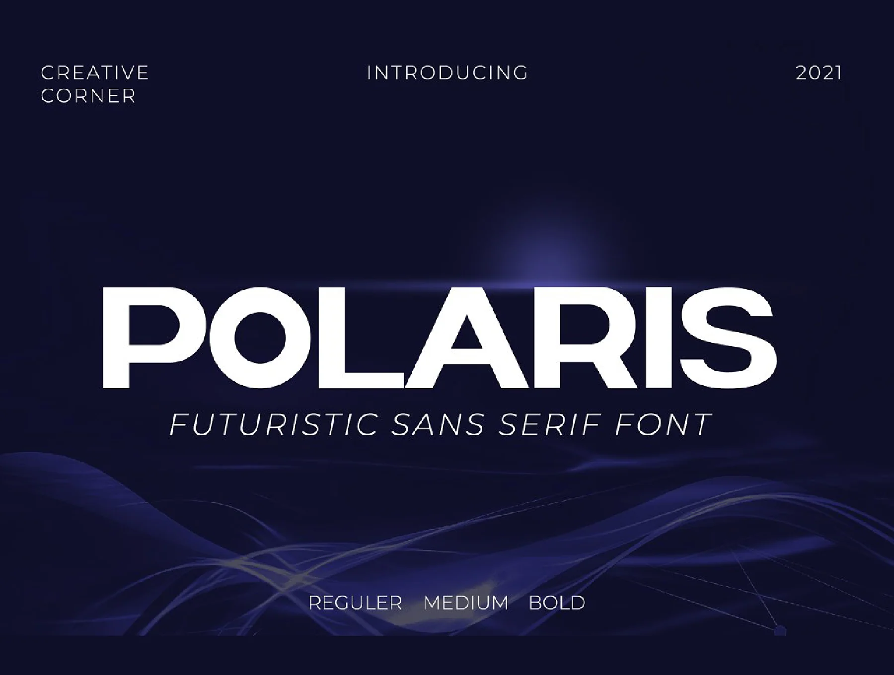 Polaris Futuristic Bold Typeface