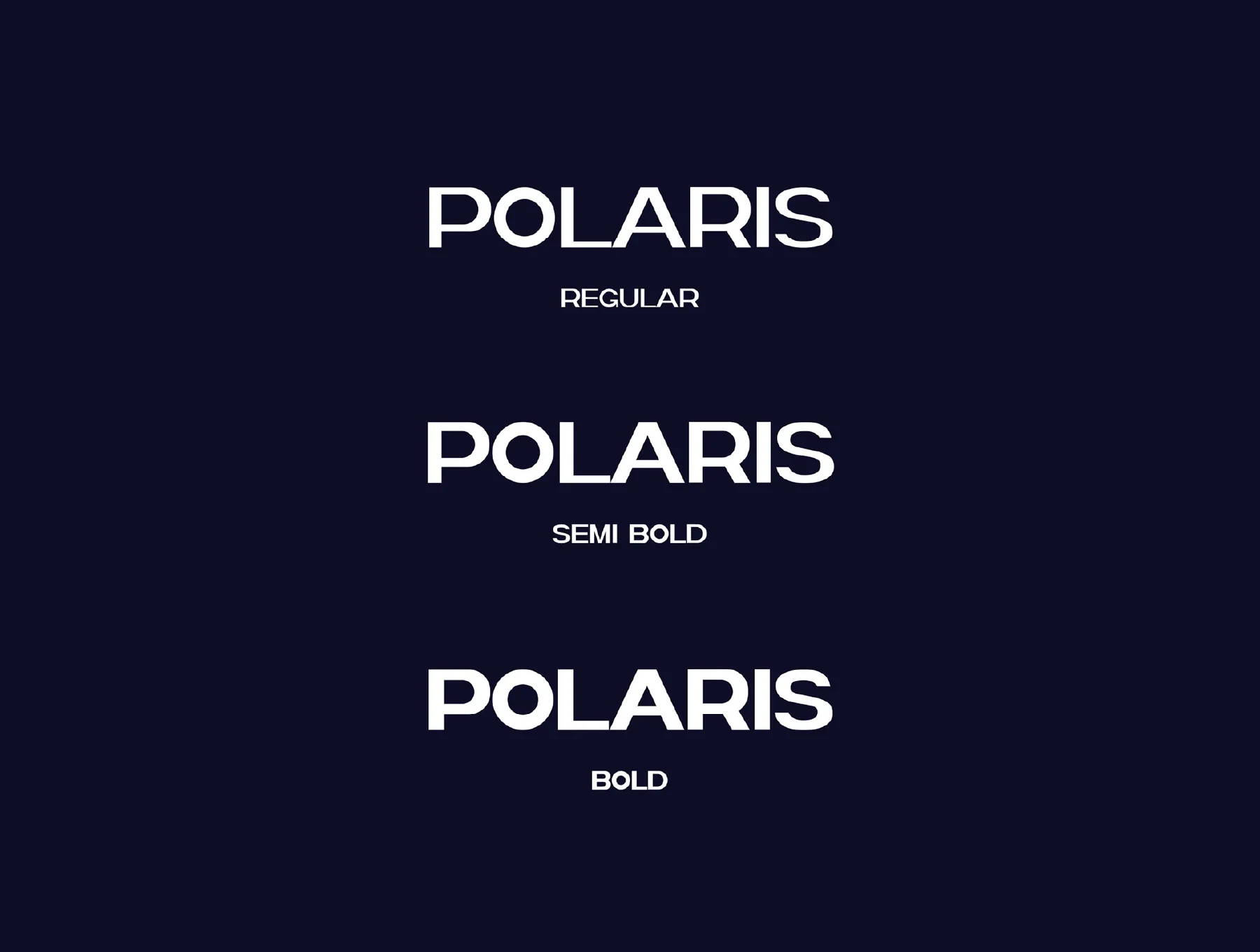 Polaris Futuristic Bold Typeface 4