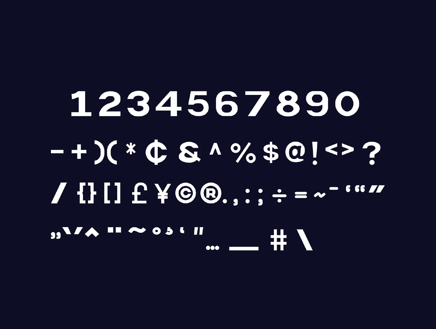 Polaris Futuristic Bold Typeface 7