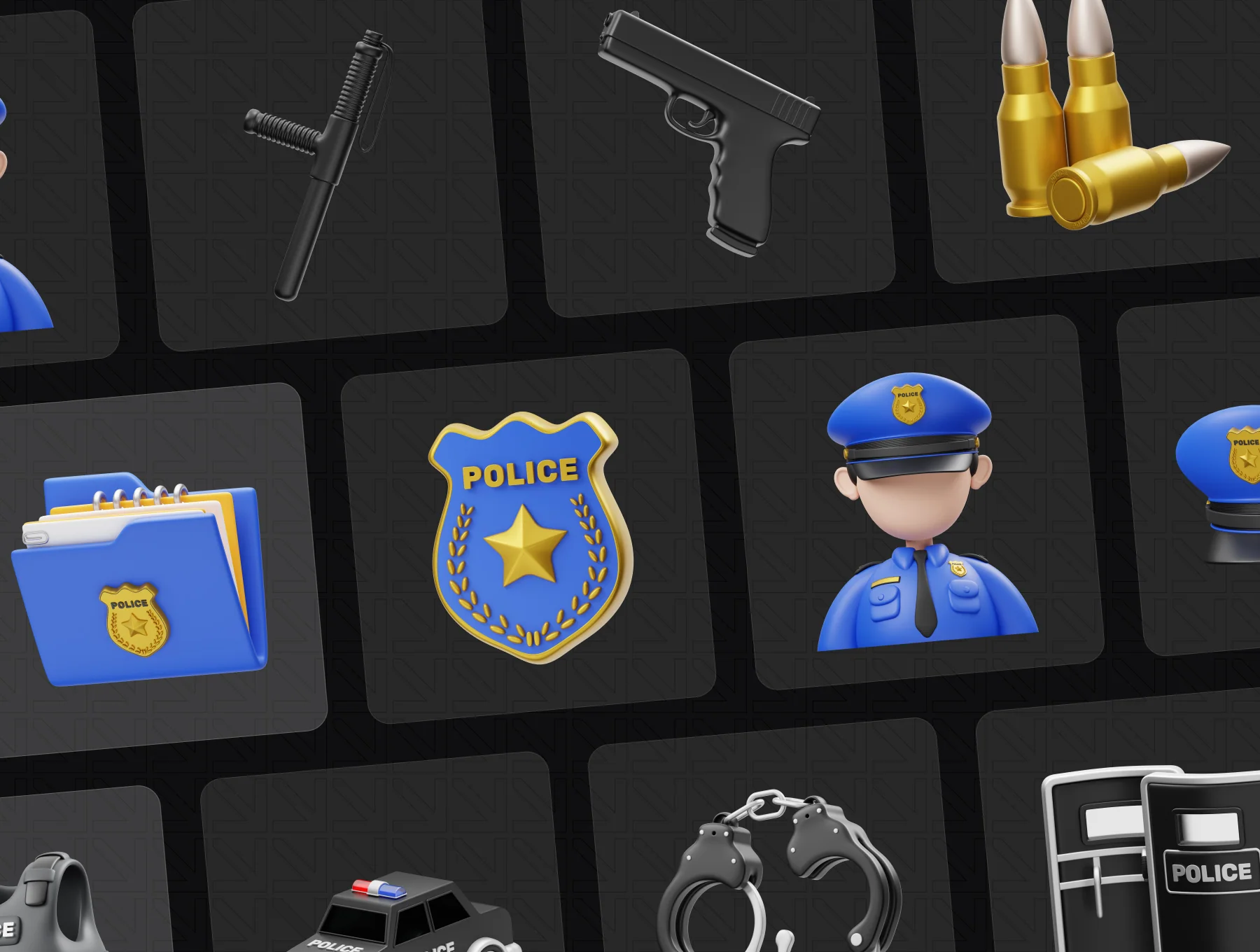 Police 3D Icon 5