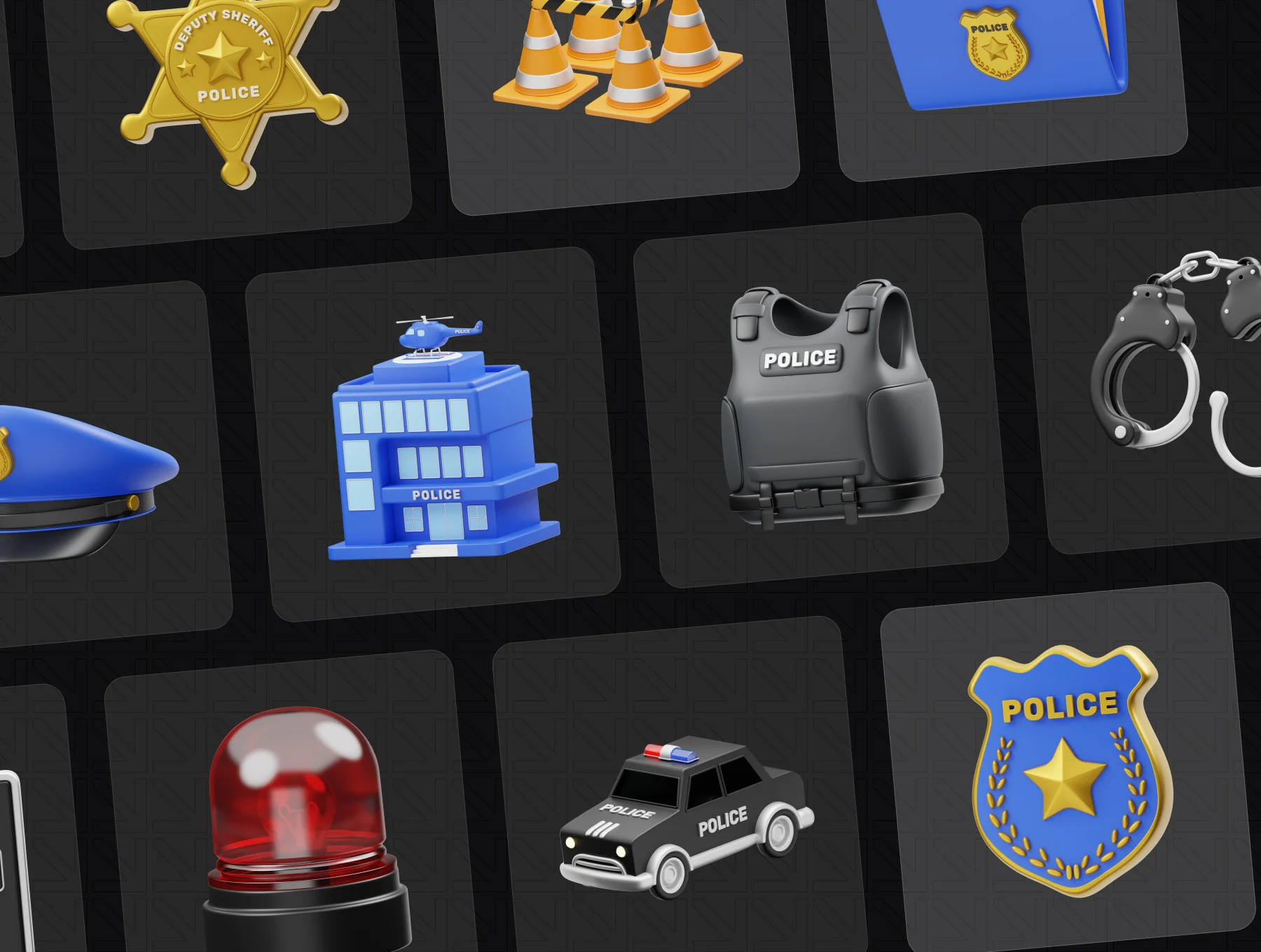 Police 3D Icon 6
