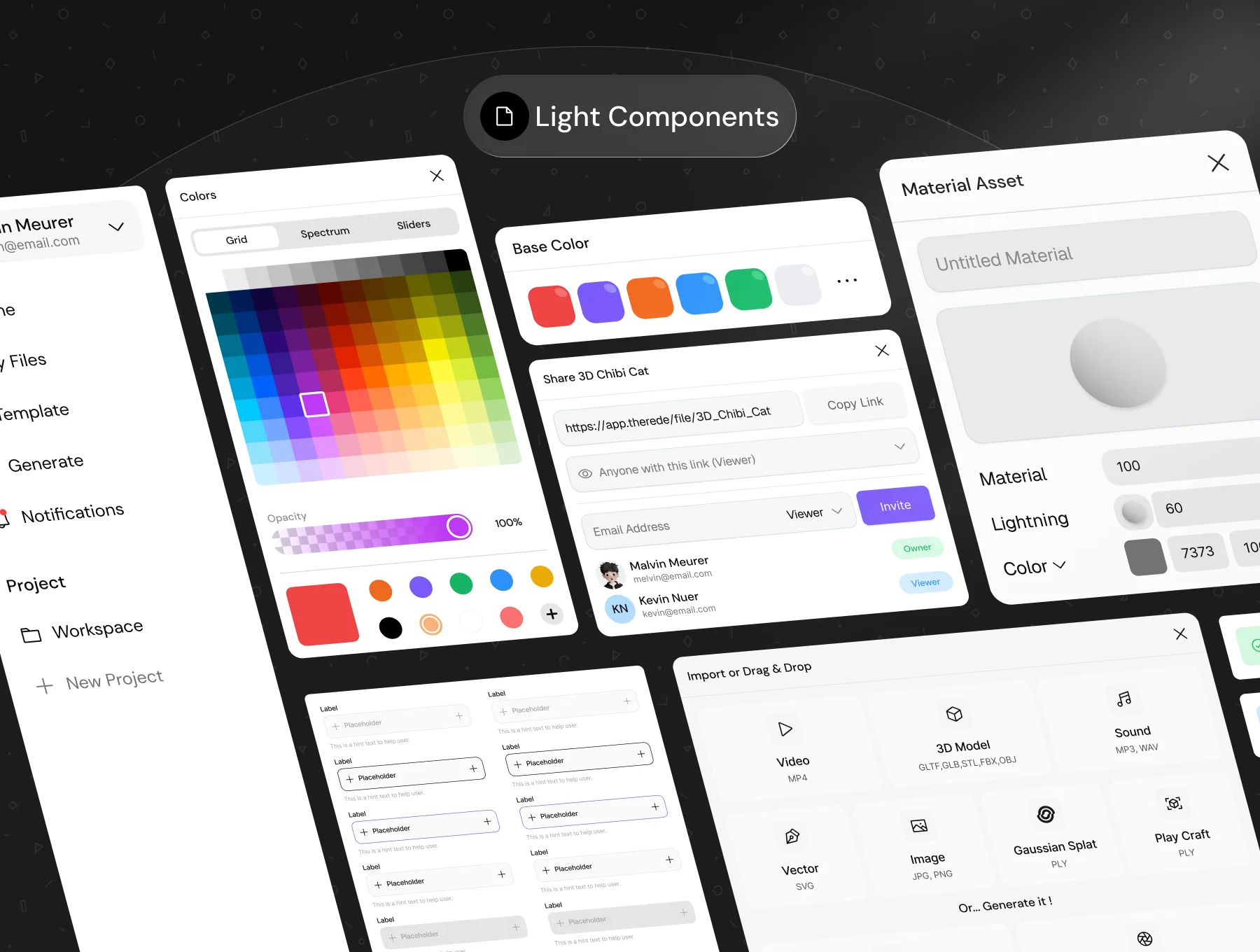 PolyCraft – 3D Web Customization UI Kit 6
