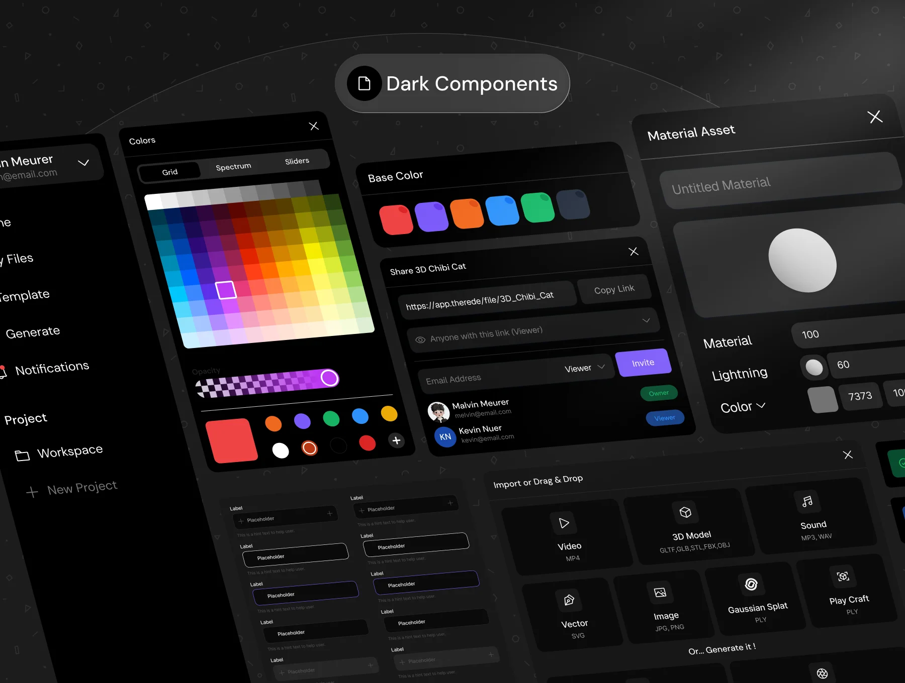 PolyCraft – 3D Web Customization UI Kit 7