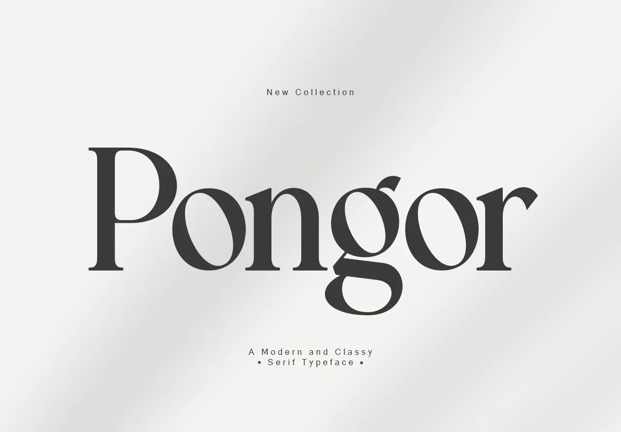 PONGOR FONT