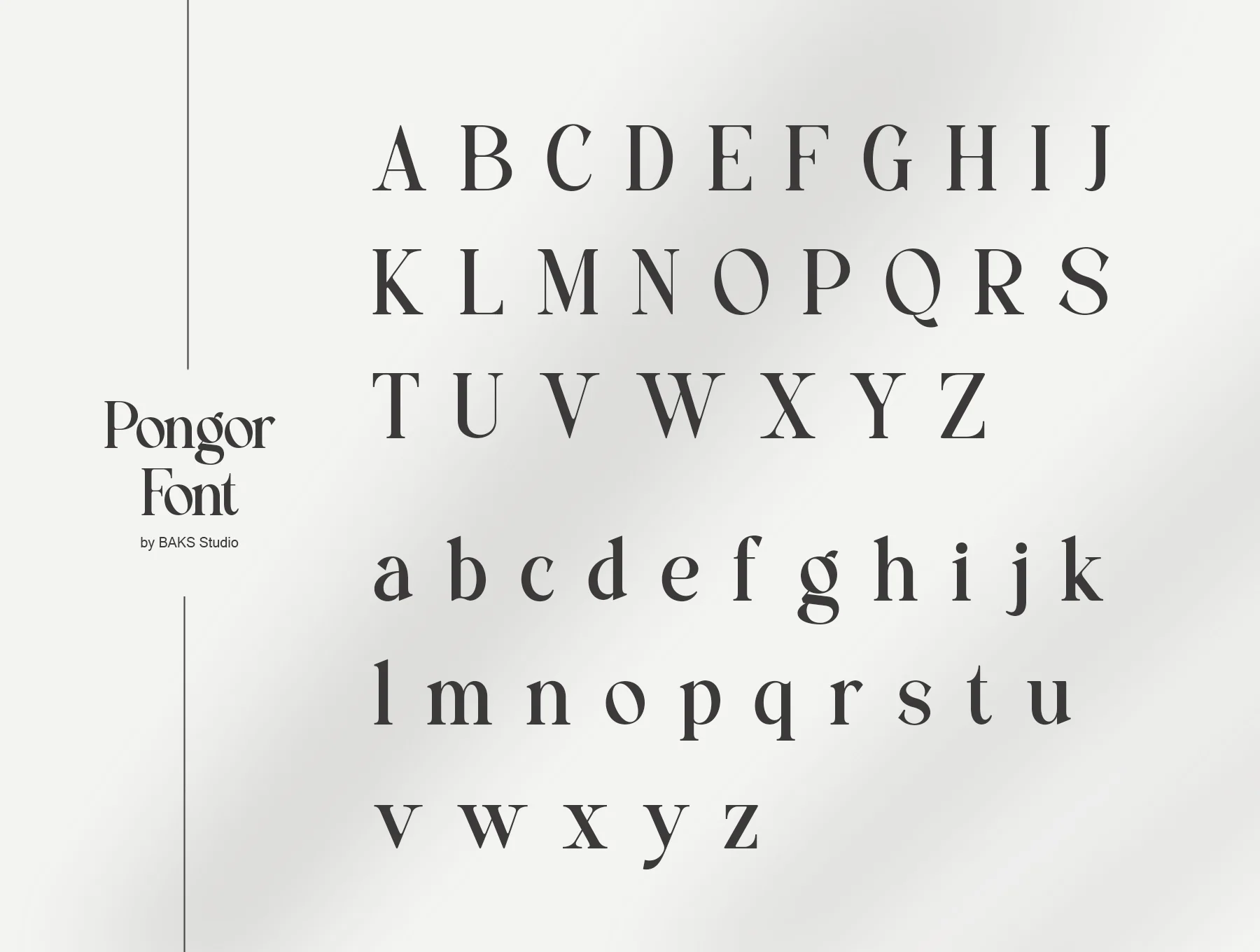 PONGOR FONT 5