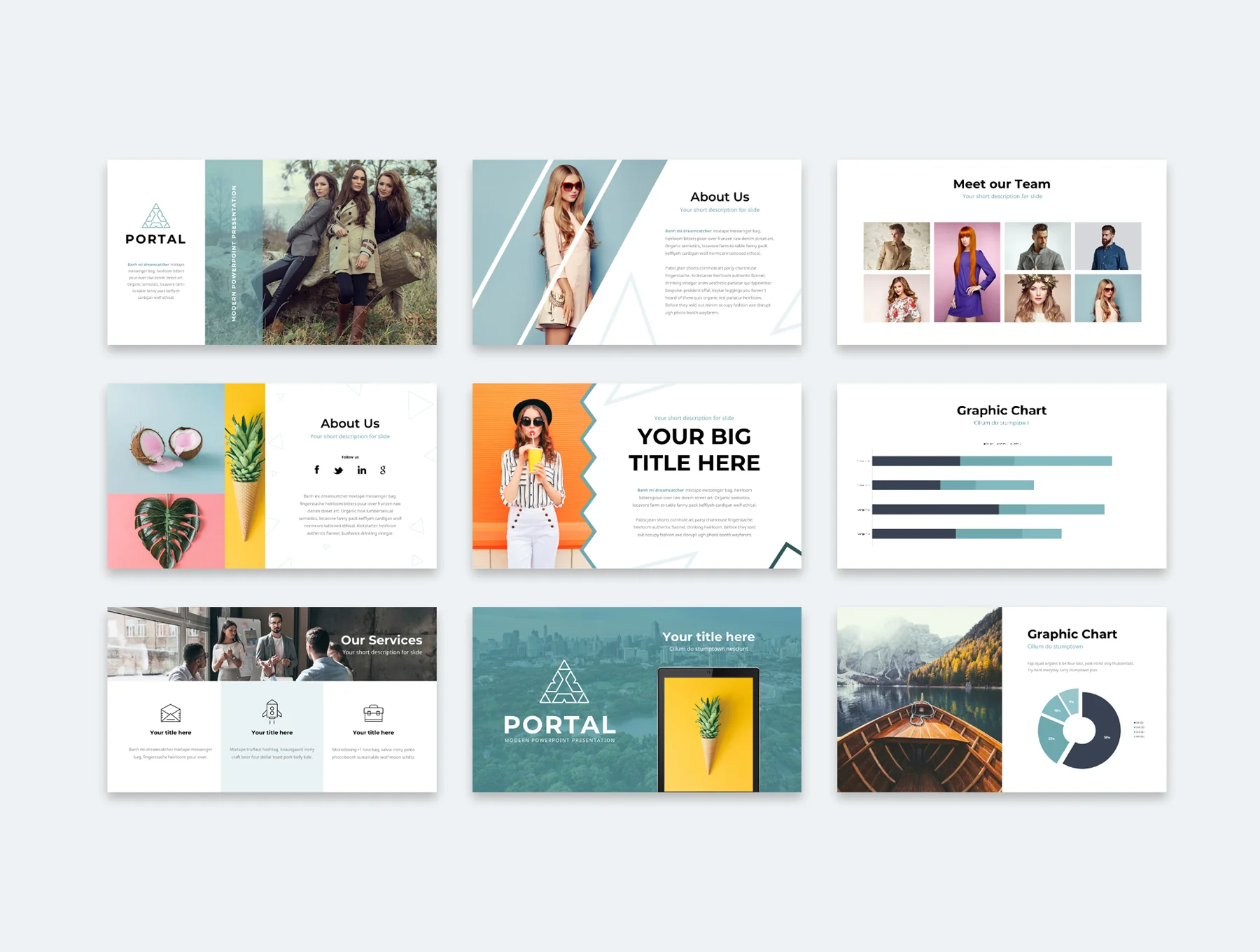 Portal Modern Powerpoint 2