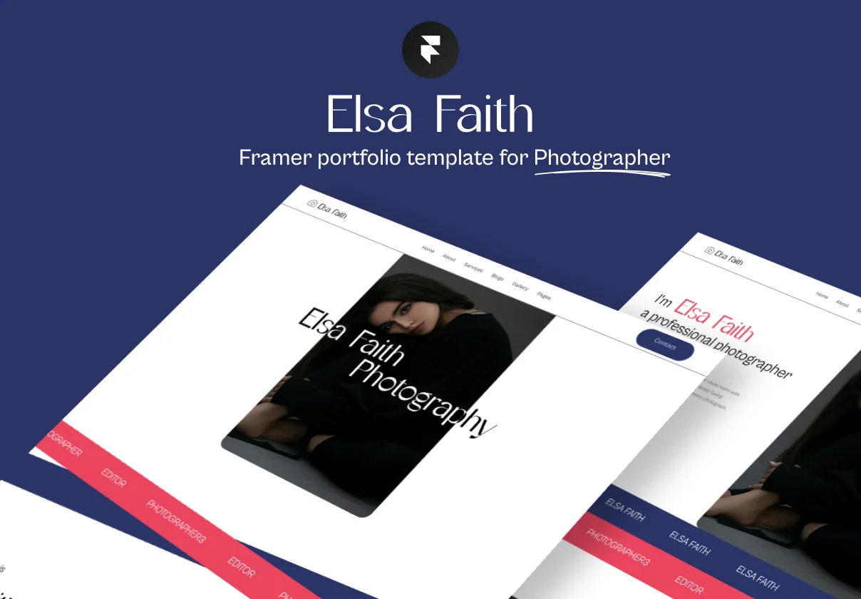 Elsa Faith - Framer Template for Photographer