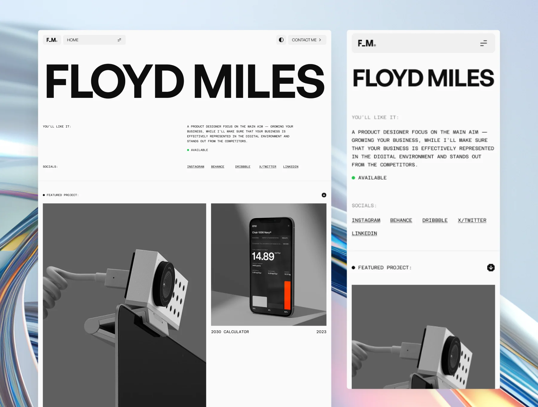 Portfolio Framer template for Product Designer 10