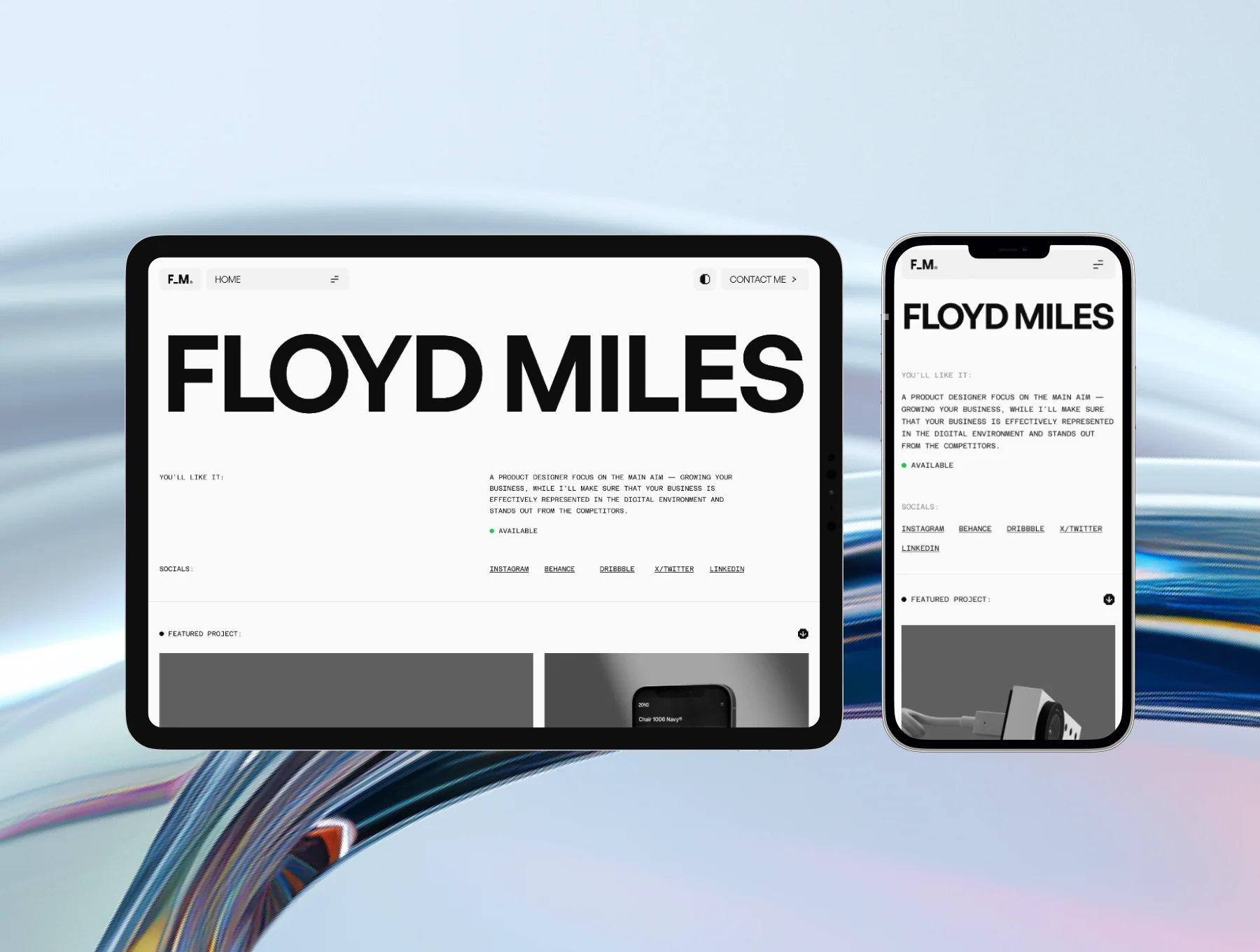Portfolio Framer template for Product Designer 11