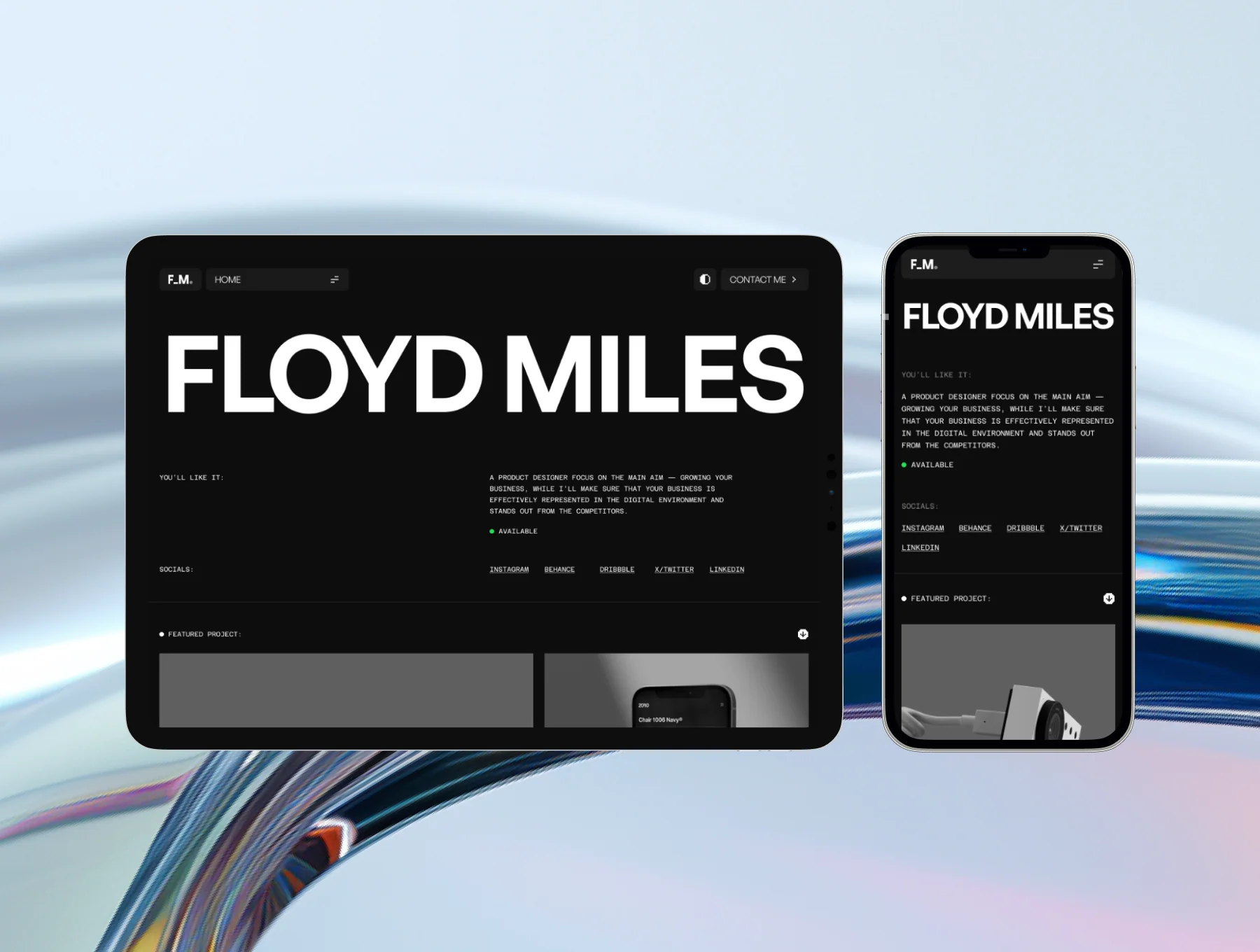 Portfolio Framer template for Product Designer 12