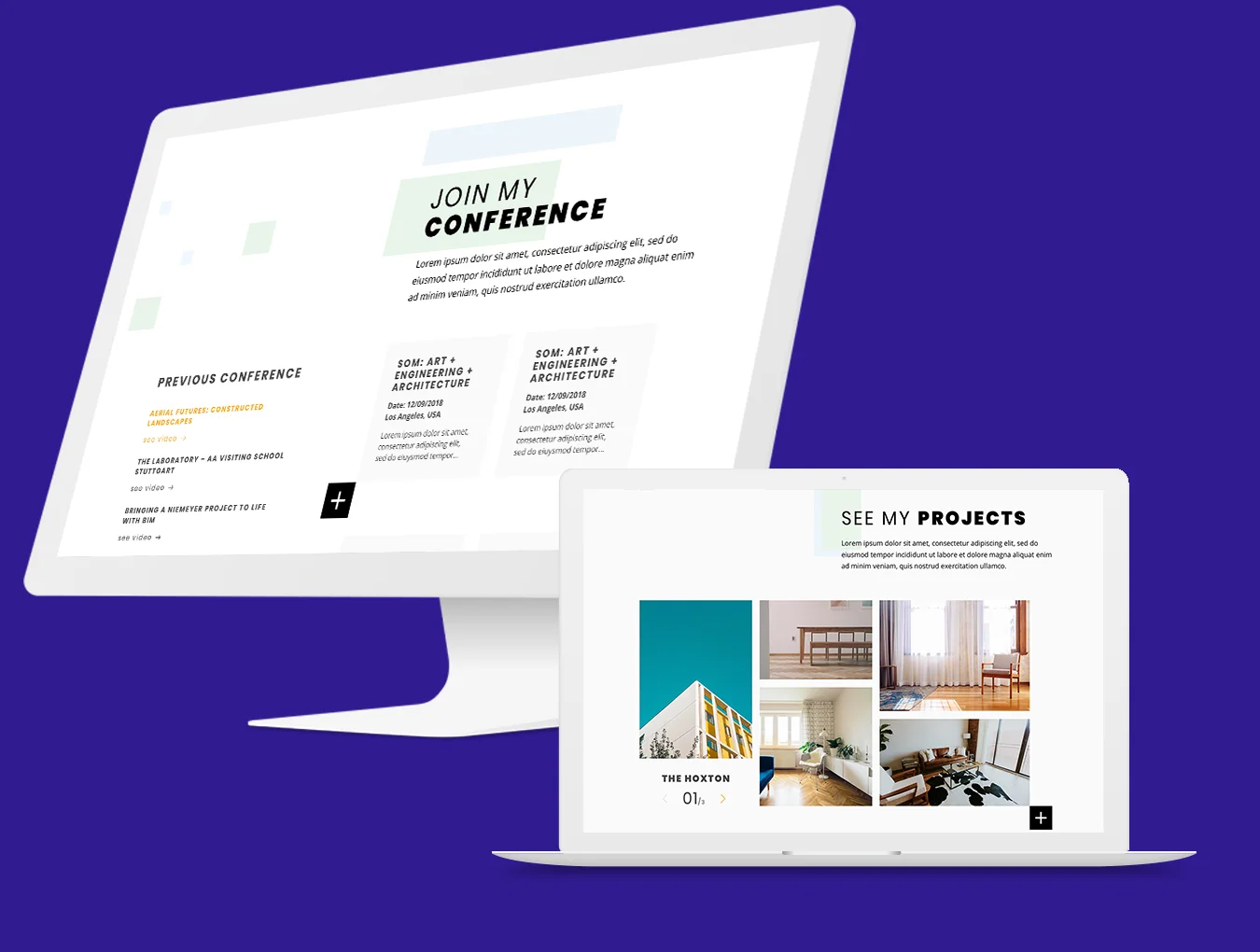 3 Portfolio Landing Pages 8