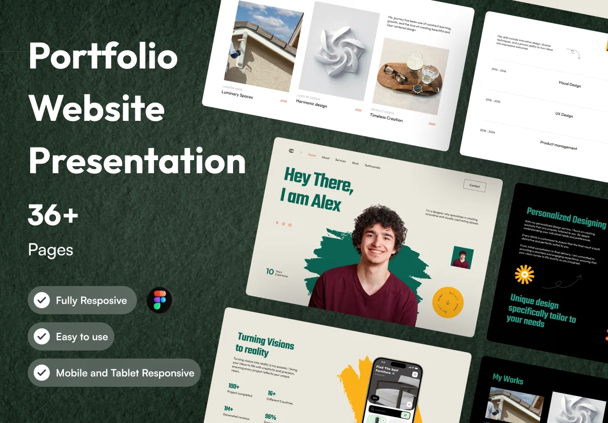 Portfolio Website UI Kit