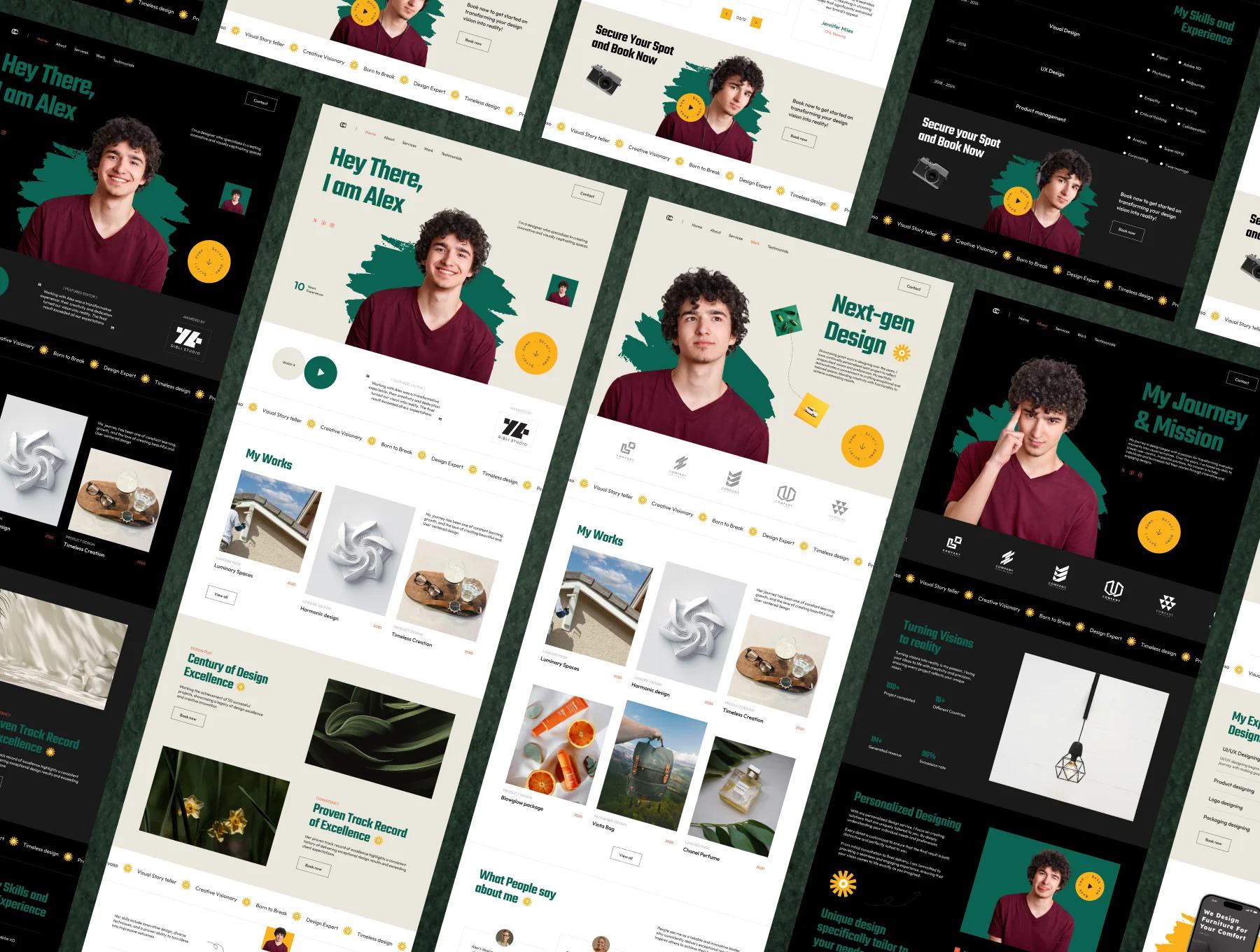 Portfolio Website UI Kit 5