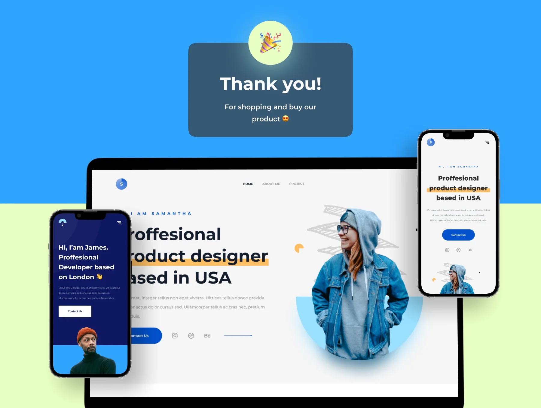 Portyo - Personal Portfolio Templates 8