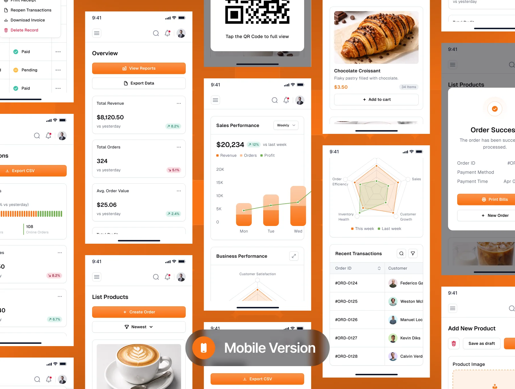 POS Dashboard UI Kit – Retail & Restaurant Management 6
