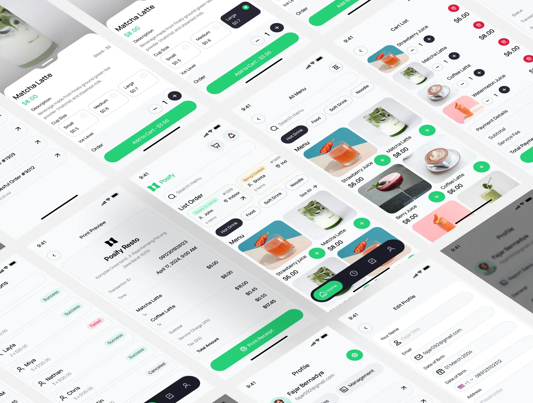 Posify - Mobile Point of Sale UI KIT 3