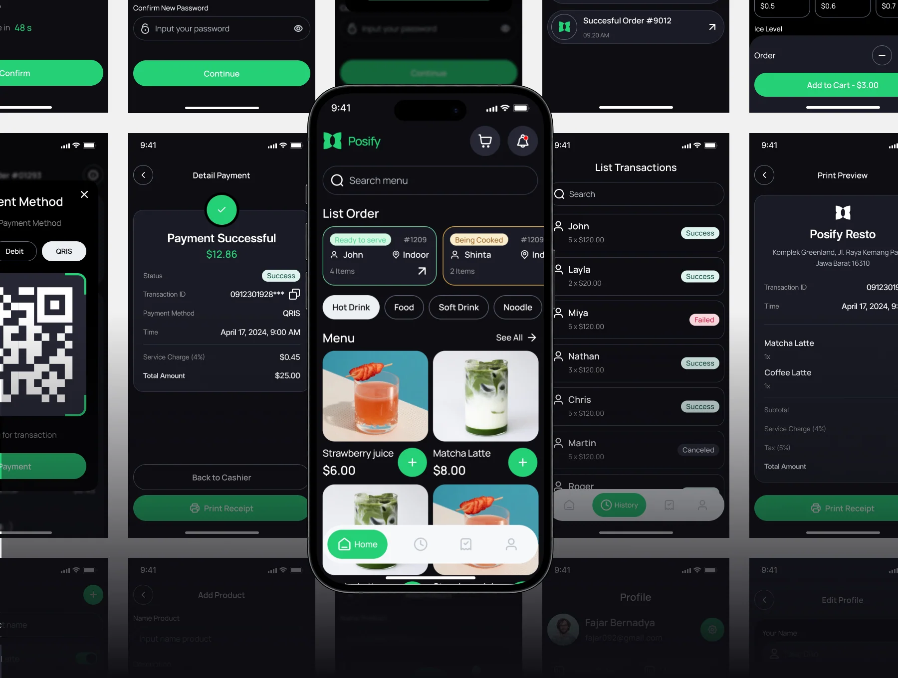 Posify - Mobile Point of Sale UI KIT 4