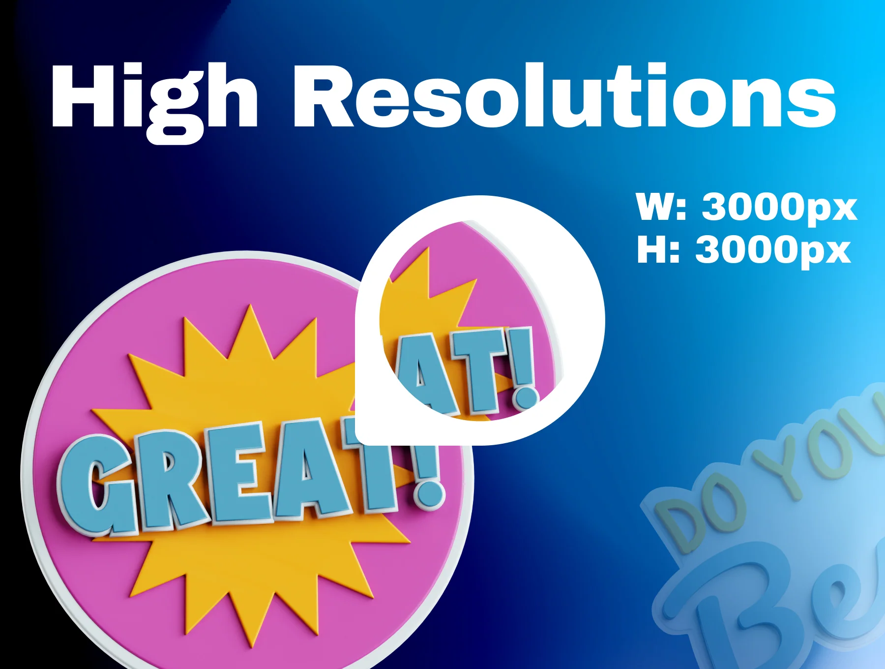 Positive Vibe 3D Icon Set 2