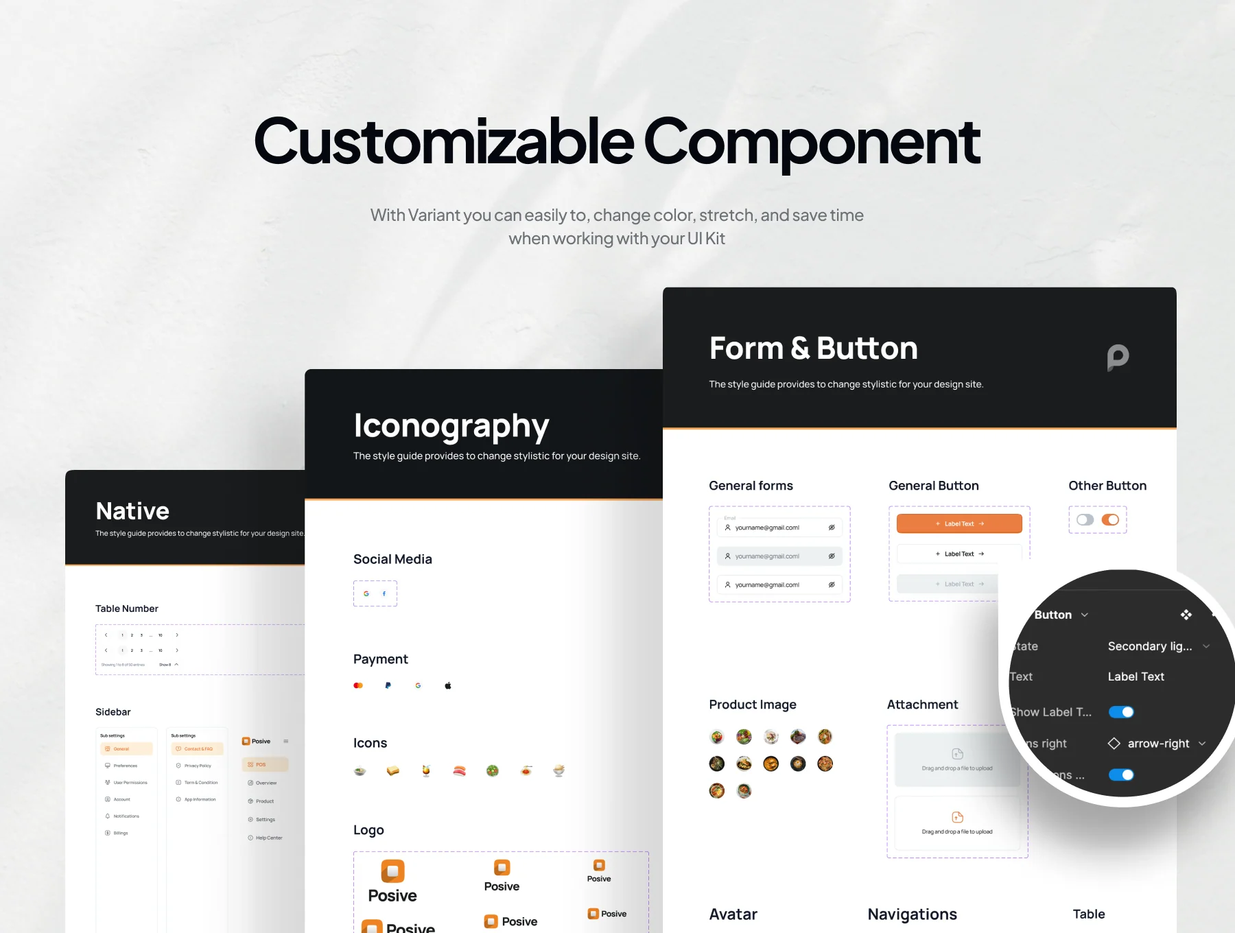 Posive - Point of Sales Dashboard UI Kit 4