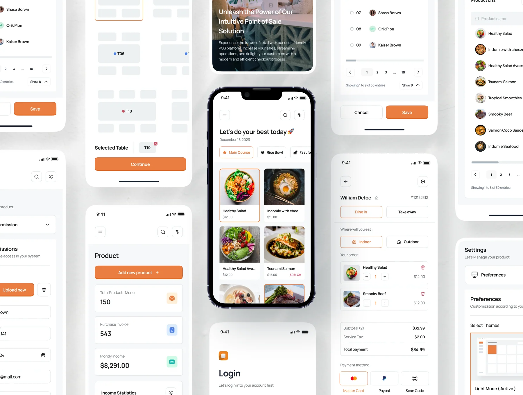 Posive - Point of Sales Dashboard UI Kit 6