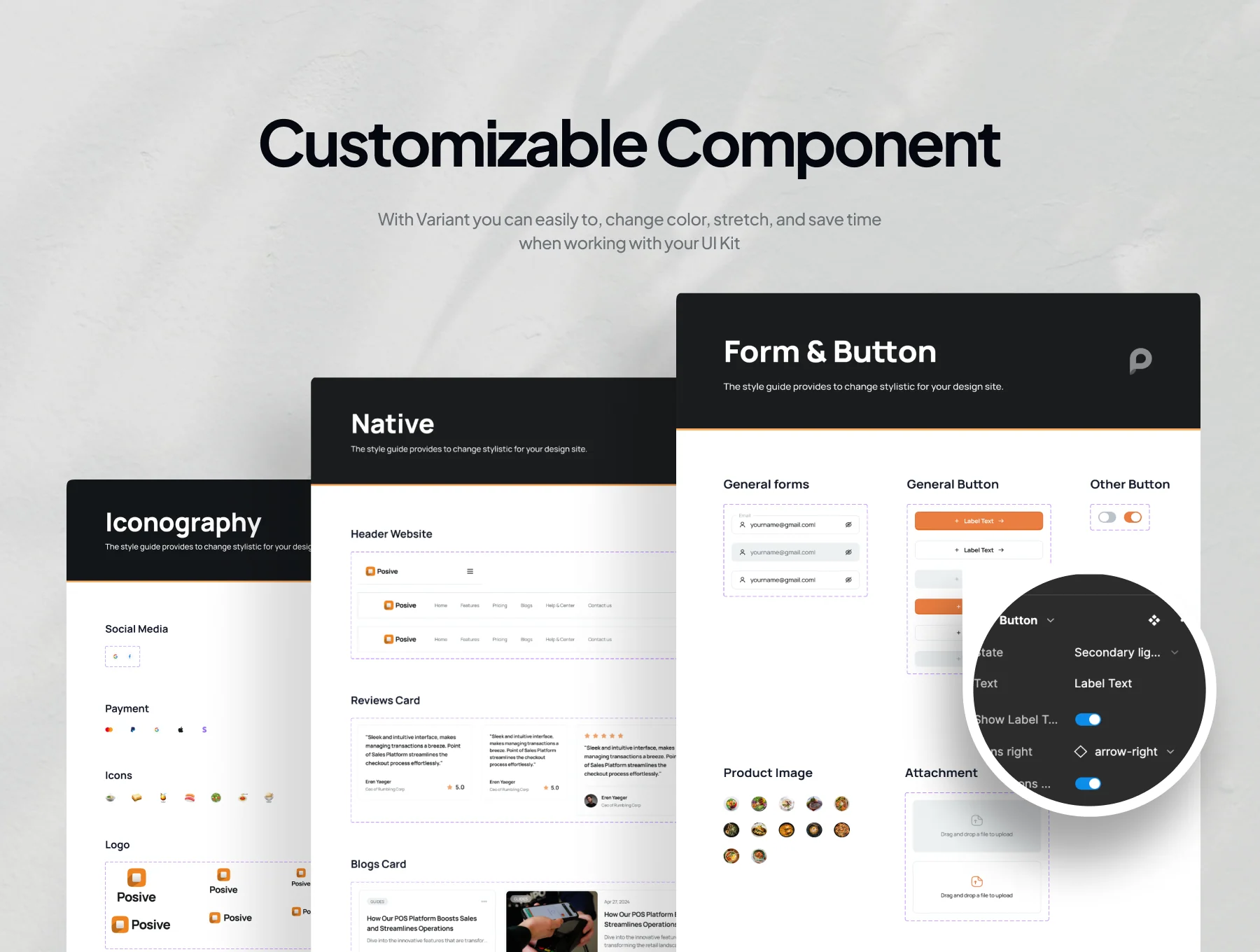 Posive - POS Website UI Kit 4