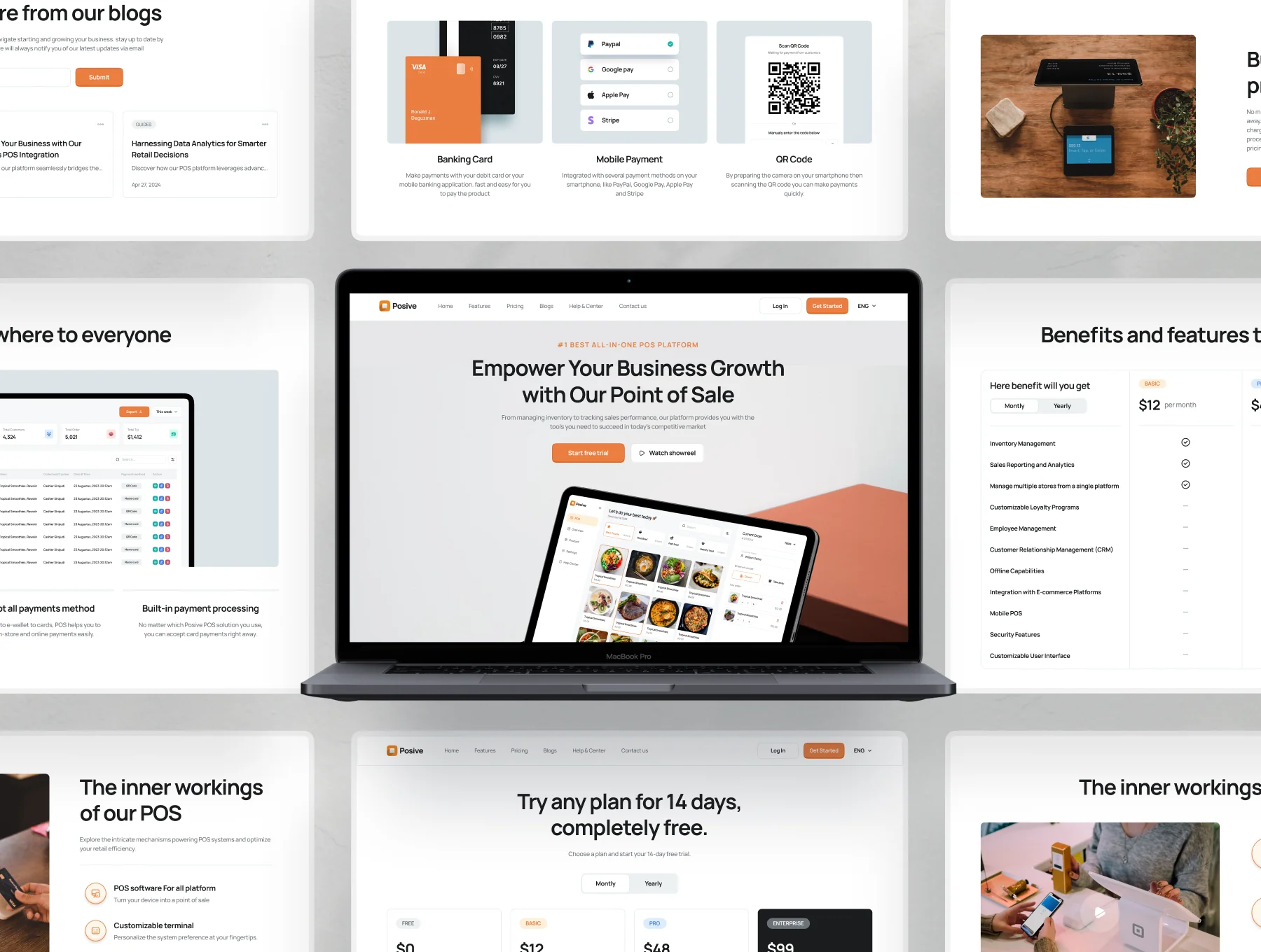 Posive - POS Website UI Kit 5