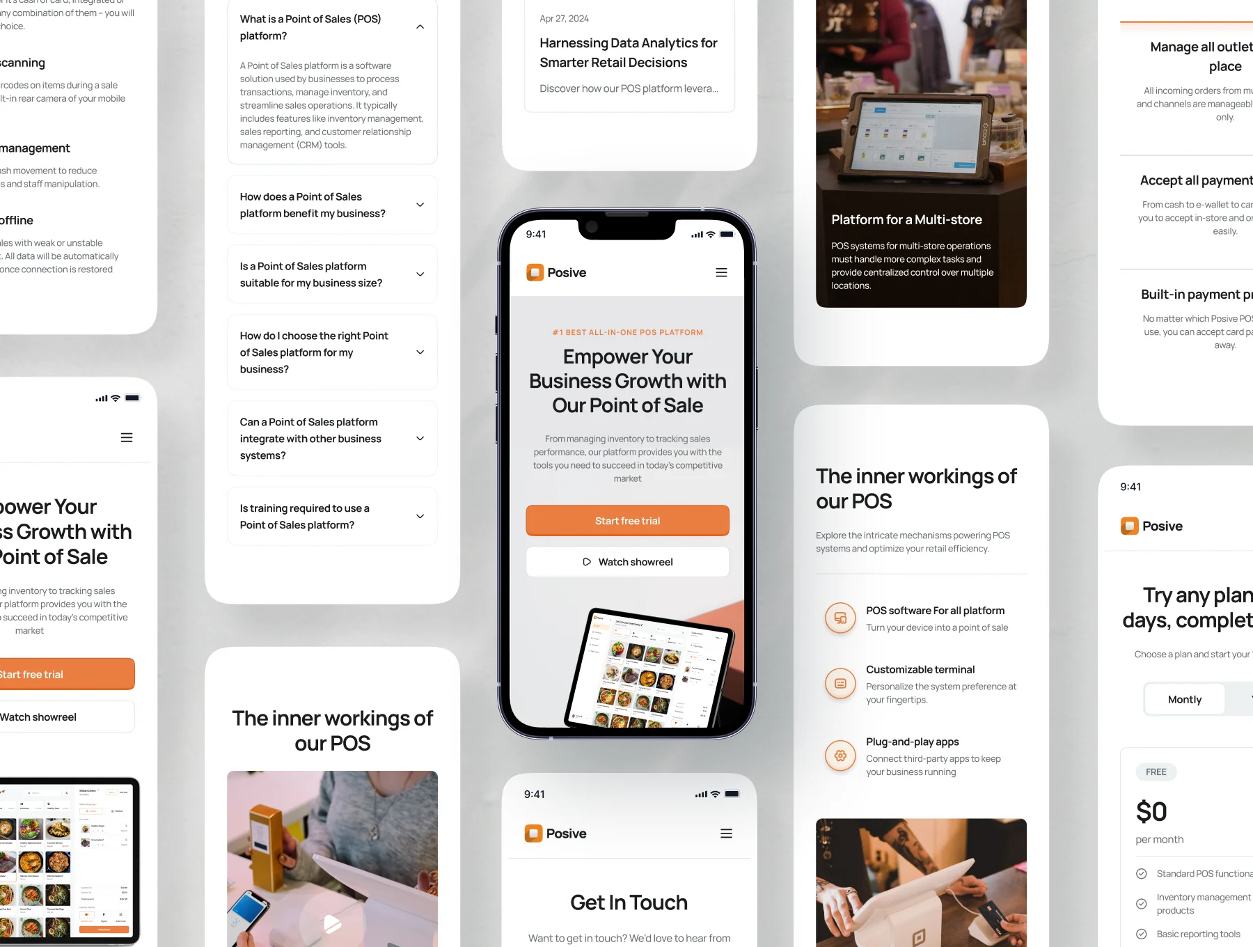 Posive - POS Website UI Kit 6