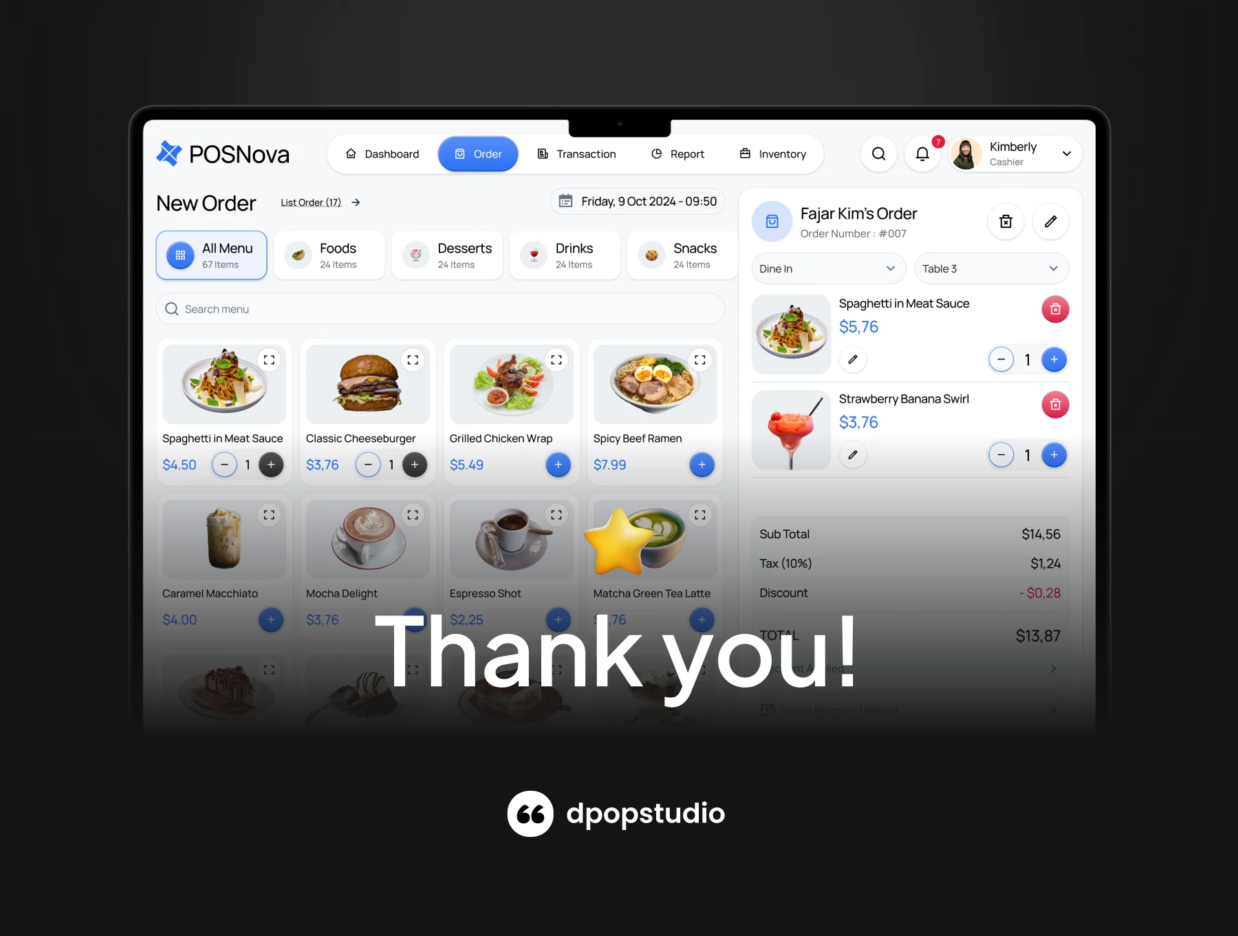 POSNova - Point Of Sales Dashboard UI KIT 8