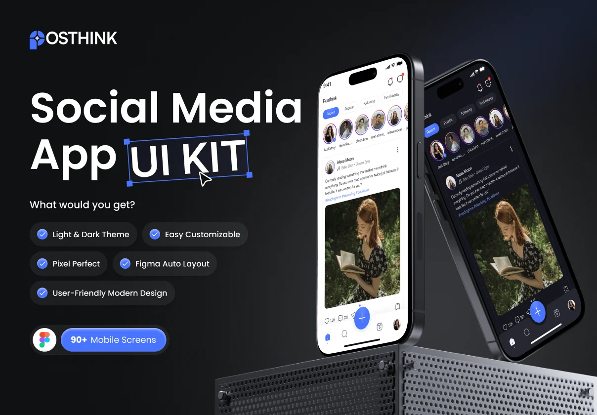 Posthink - Social Media Mobile App Kit