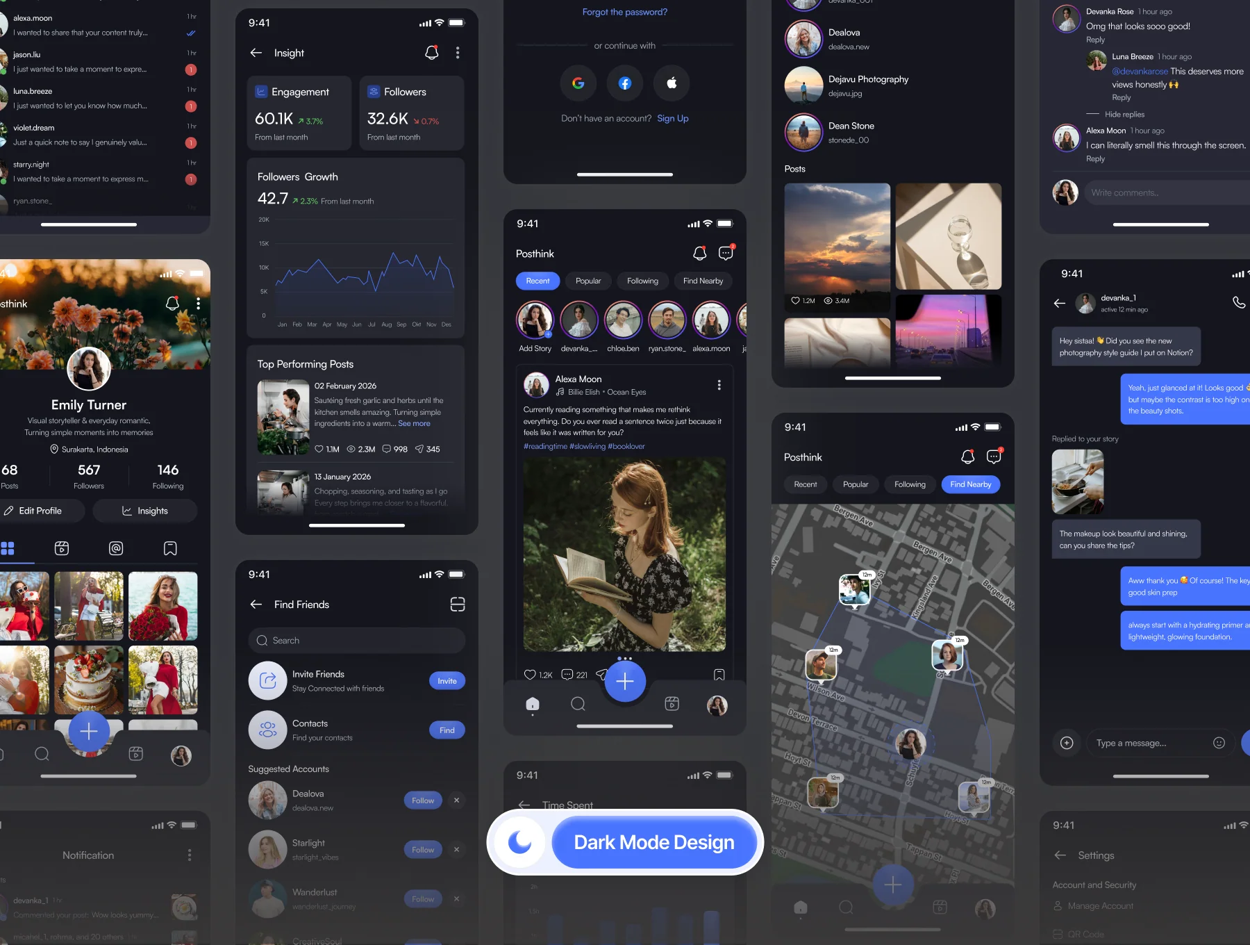 Posthink - Social Media Mobile App Kit 4