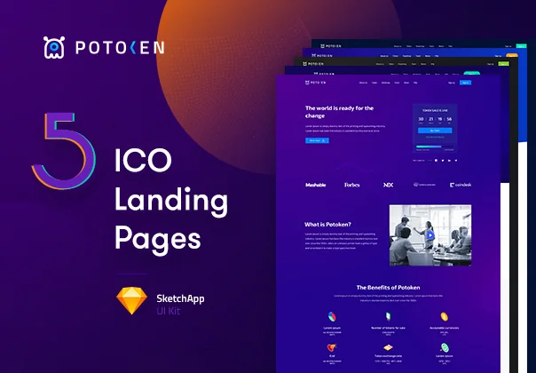 Potoken ICO Landings