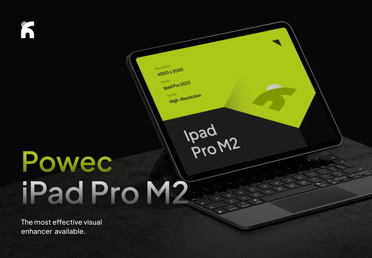 Powec - iPad Pro Dark Mockups