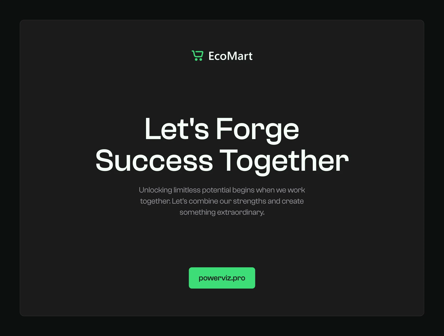 PowerBi Dashboard Template — EcoMart 4