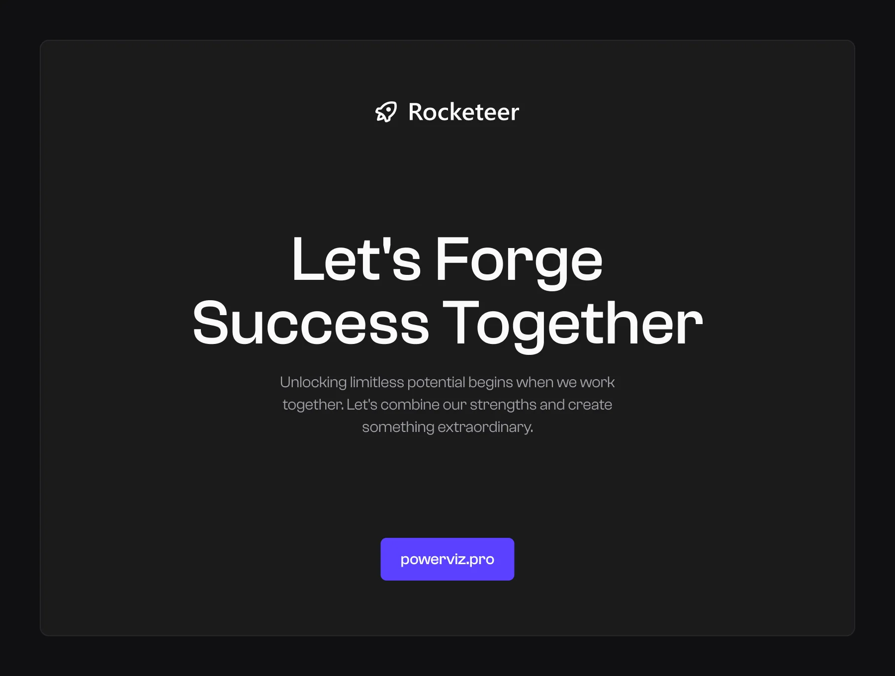 PowerBi Dashboard Template — Rocketeer 4