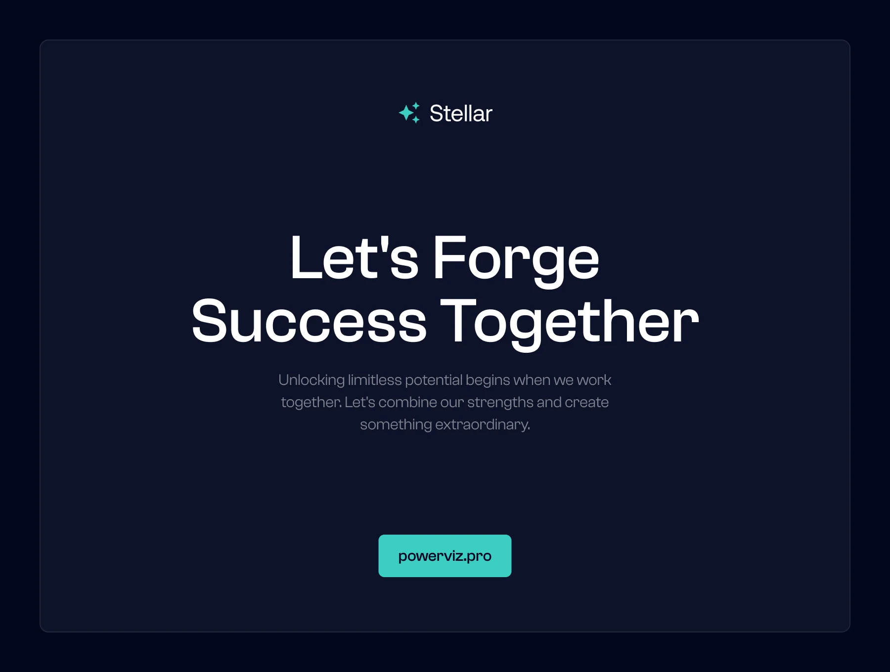 PowerBi Dashboard Template — Stellar 4