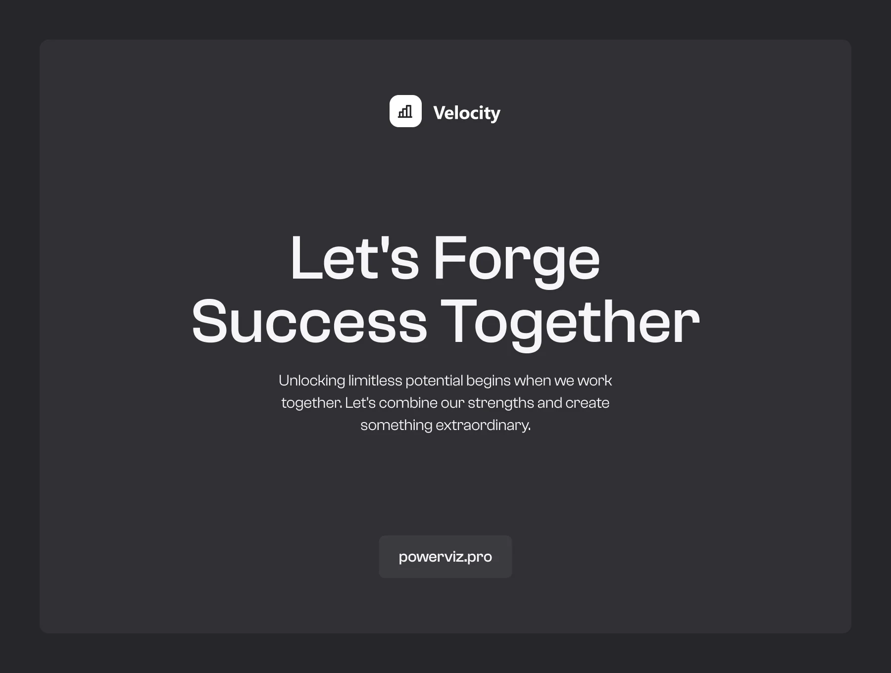PowerBi Dashboard Template — Velocity 4