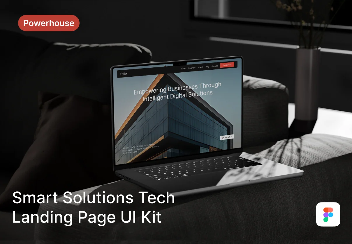 Powerhouse - Smart Solutions Tech Landing Page UI Kit