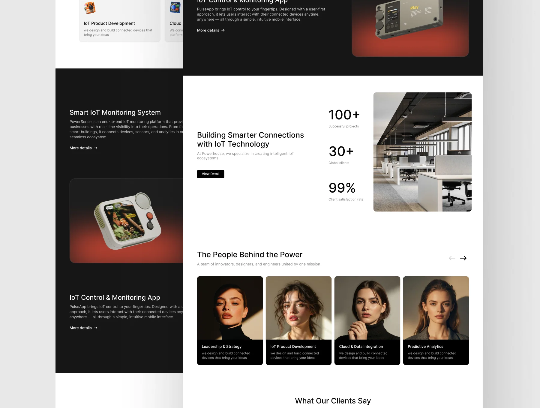 Powerhouse - Smart Solutions Tech Landing Page UI Kit 3
