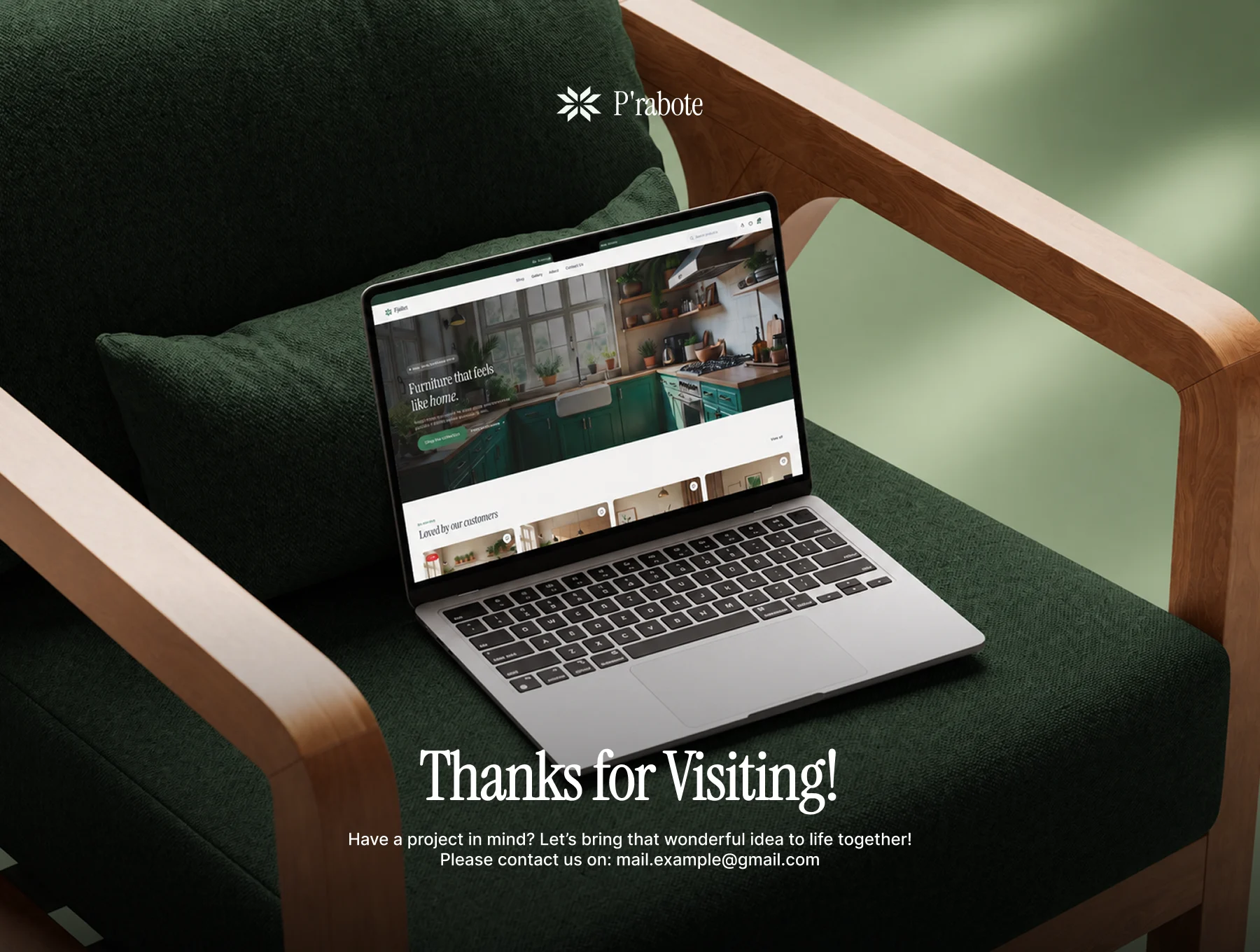 P'rabote - Furniture Ecommerce Website 6
