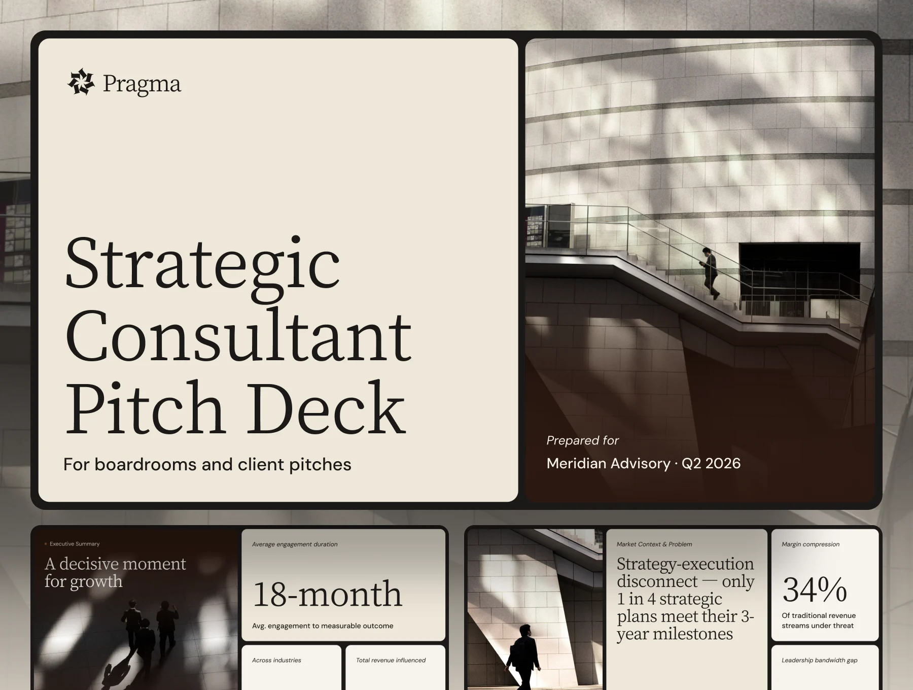 Pragma Strategic Consultant Pitch Deck