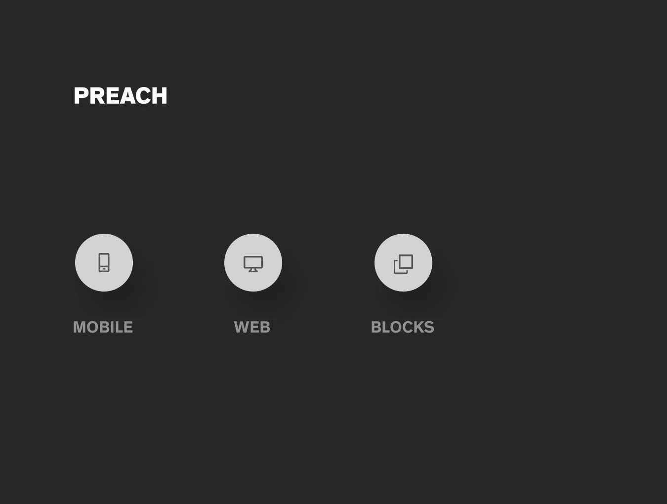 Preach Mobile & Web