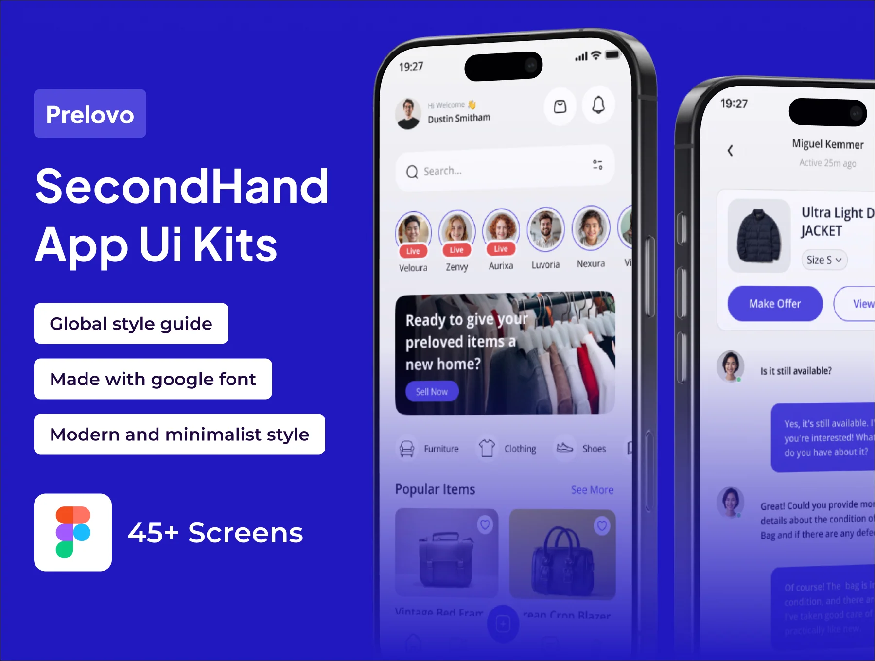 Prelovo - SecondHand Premium UI KIts App