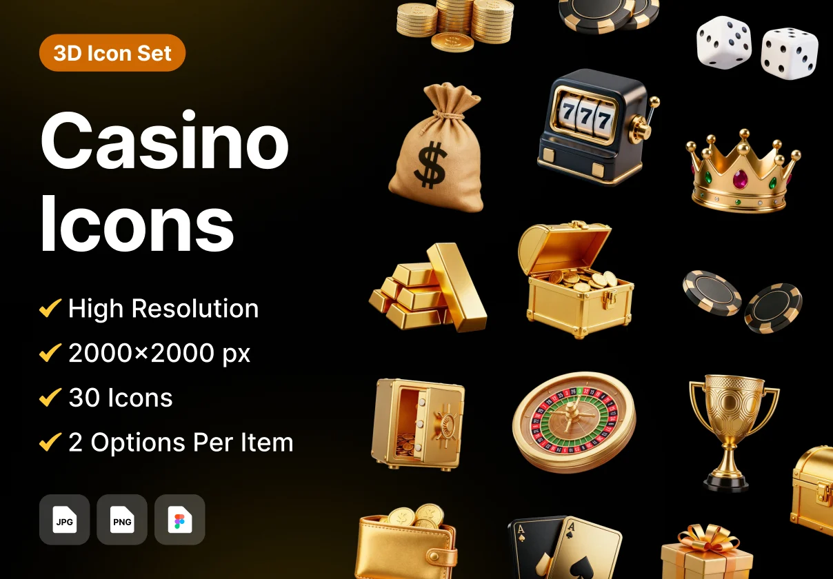 Premium 3D Casino Assets